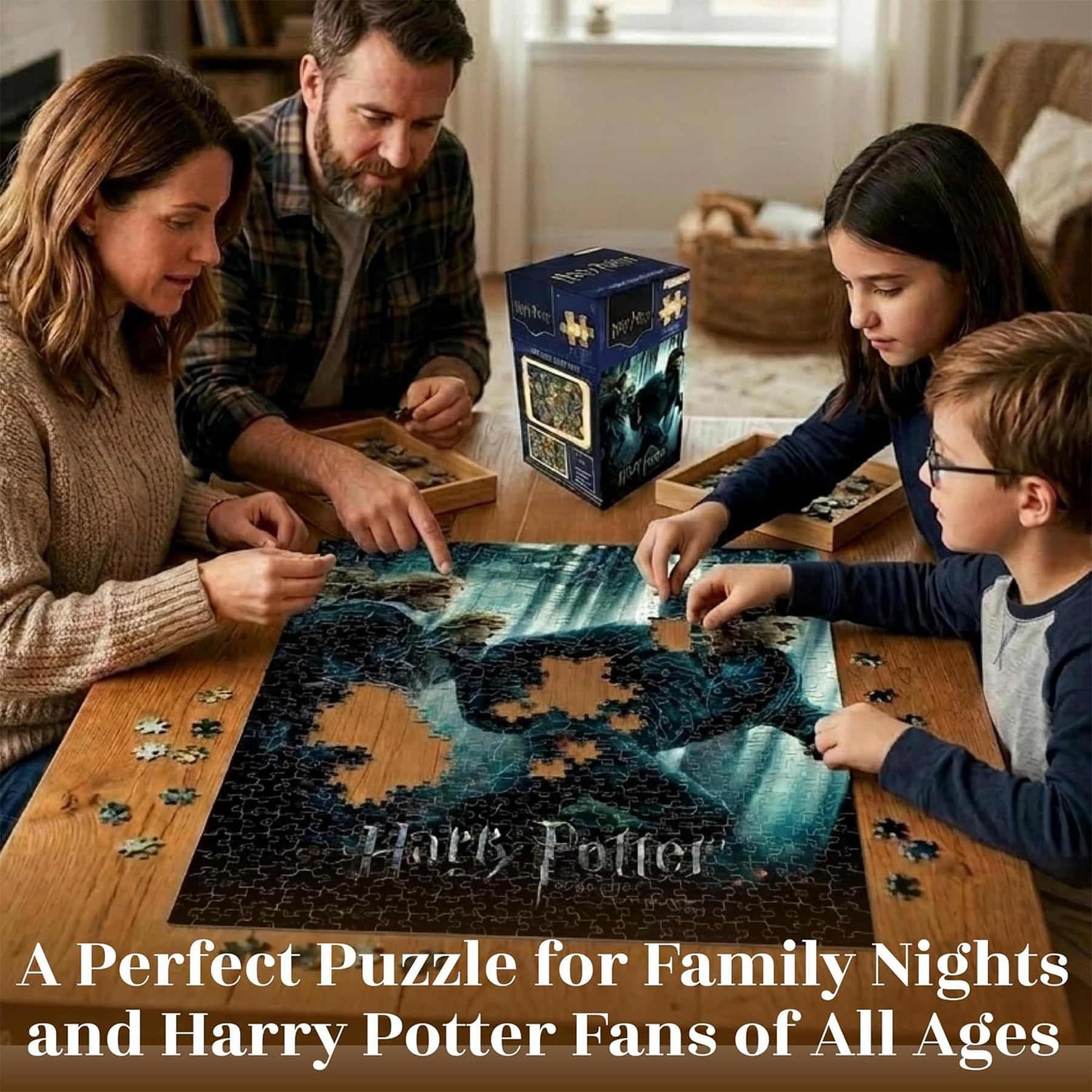 Harry Potter Deathly Hallows Part 1 500-Piece Jigsaw Puzzle (Vertical Box)