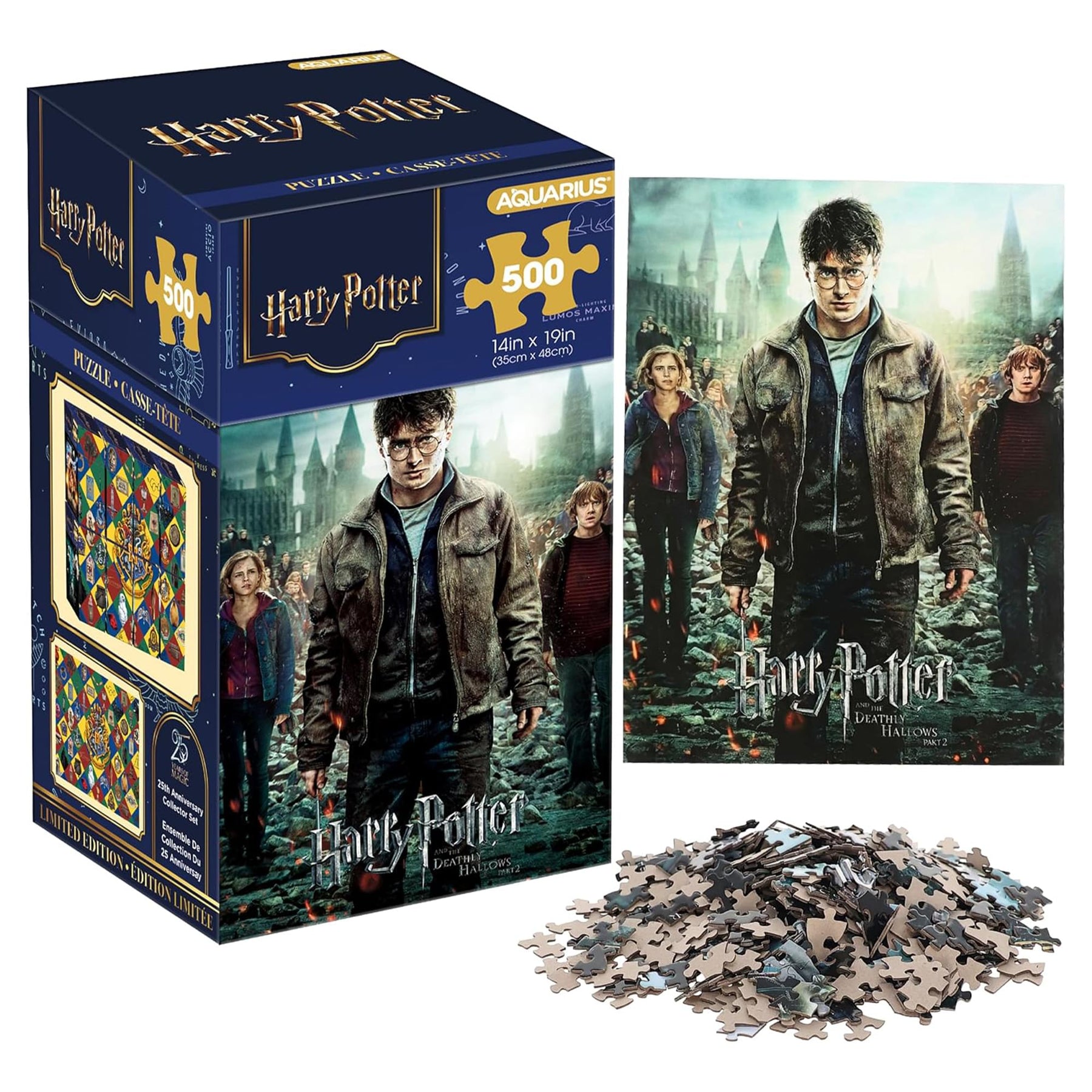 Harry Potter Deathly Hallows Part 2 500-Piece Jigsaw Puzzle | Vertical Box