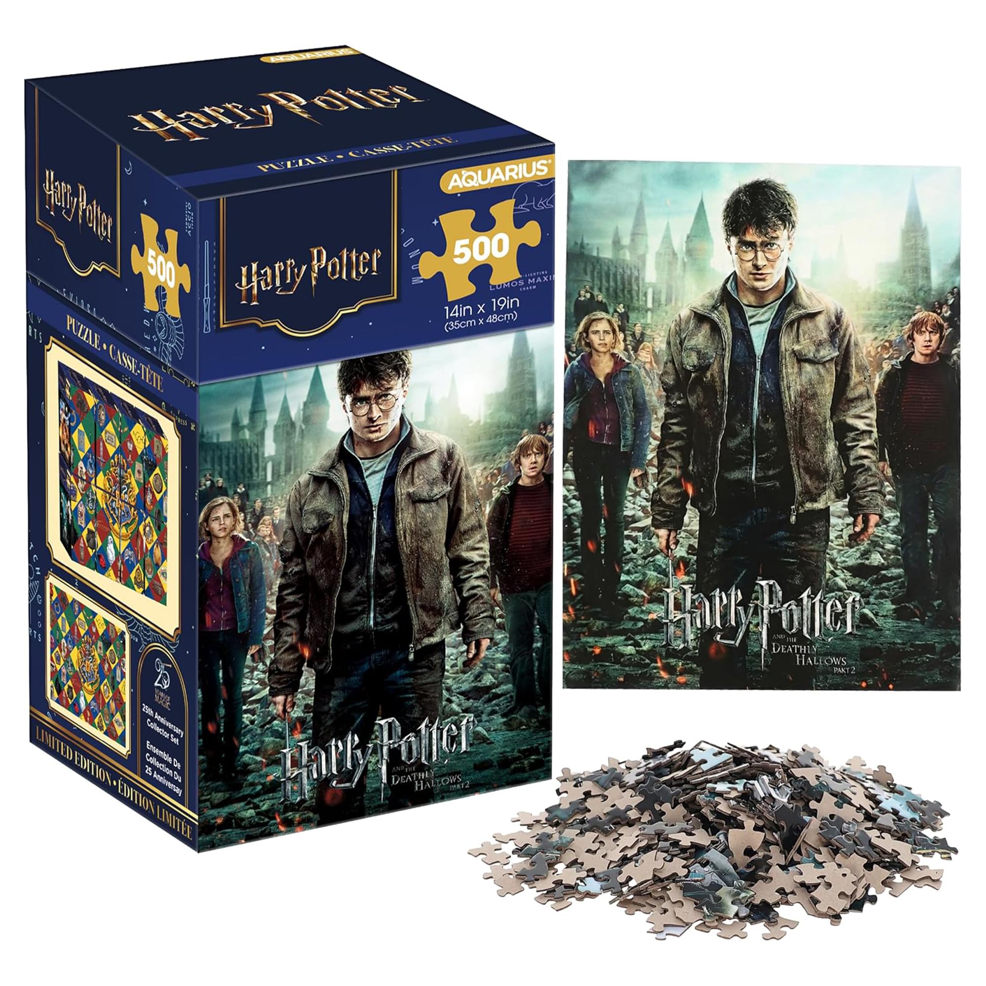 Harry Potter Deathly Hallows Part 2 500-Piece Jigsaw Puzzle | Vertical Box