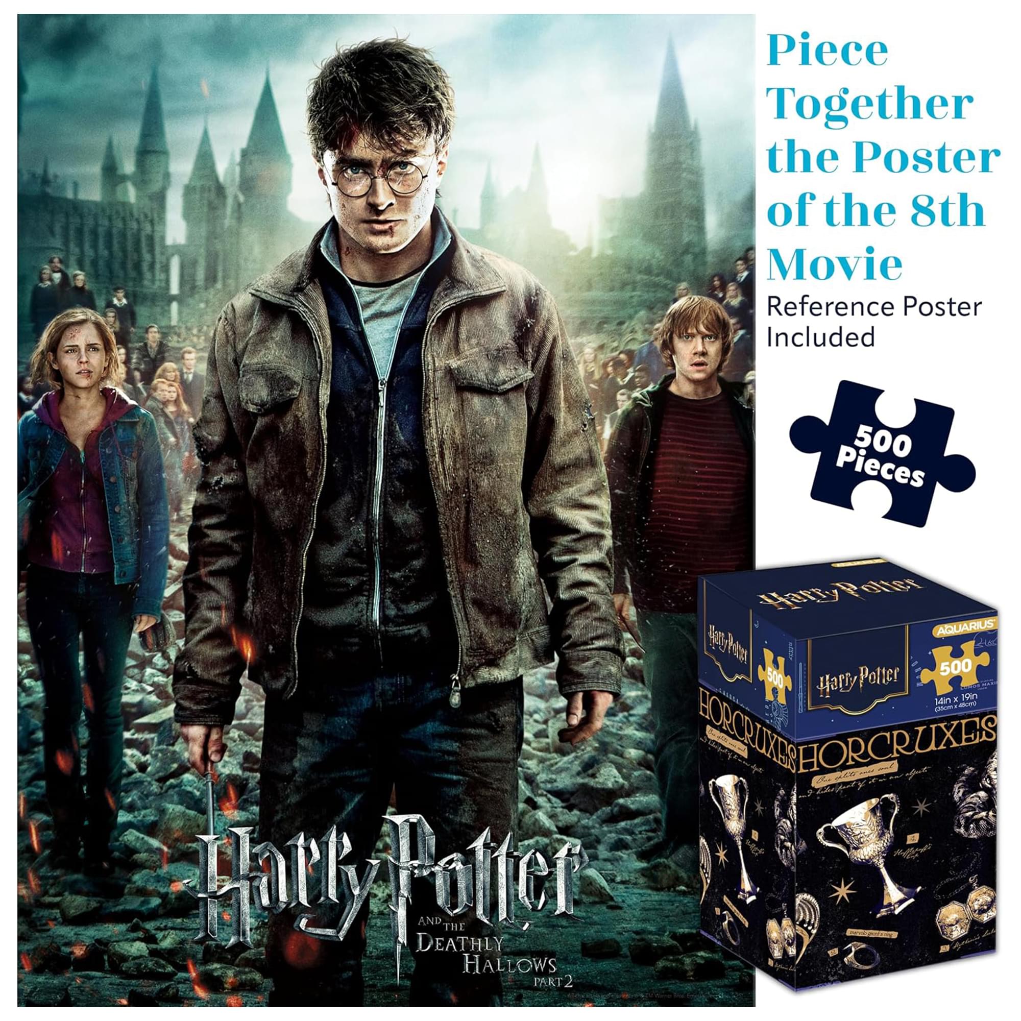 Harry Potter Deathly Hallows Part 2 500-Piece Jigsaw Puzzle | Vertical Box
