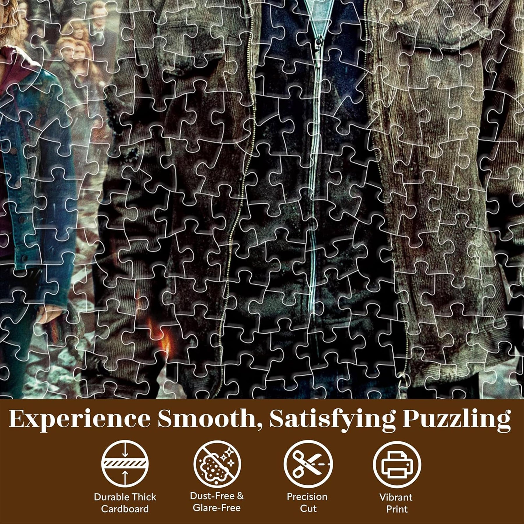Harry Potter Deathly Hallows Part 2 500-Piece Jigsaw Puzzle | Vertical Box
