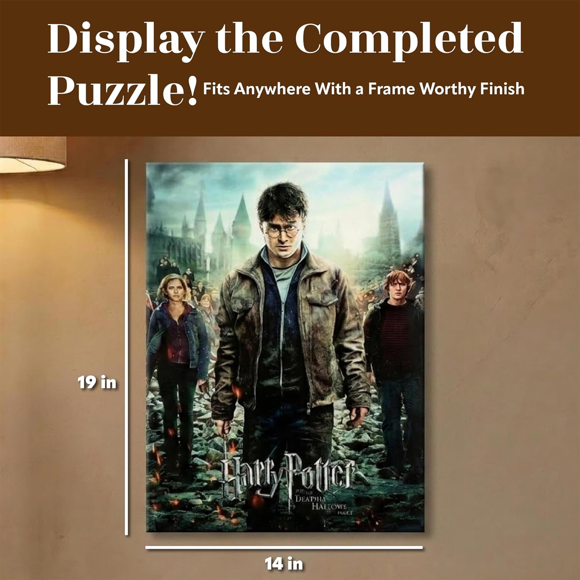 Harry Potter Deathly Hallows Part 2 500-Piece Jigsaw Puzzle | Vertical Box
