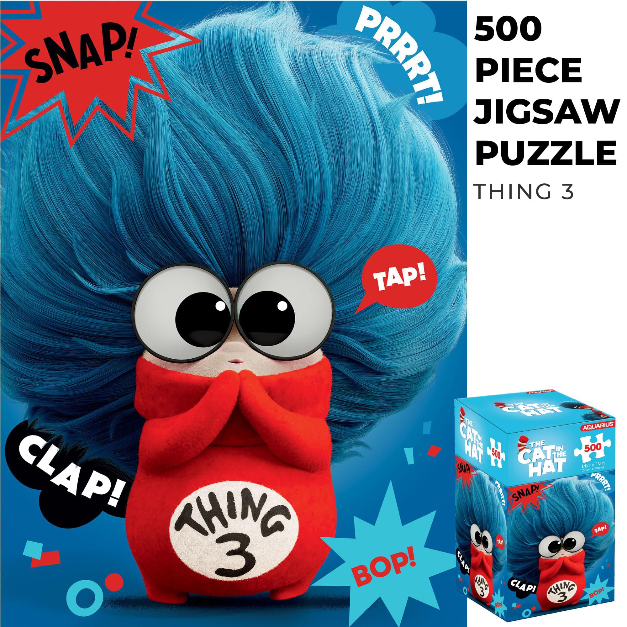 Dr. Seuss Cat In The Hat 500-Piece Jigsaw Puzzle | Vertical Box