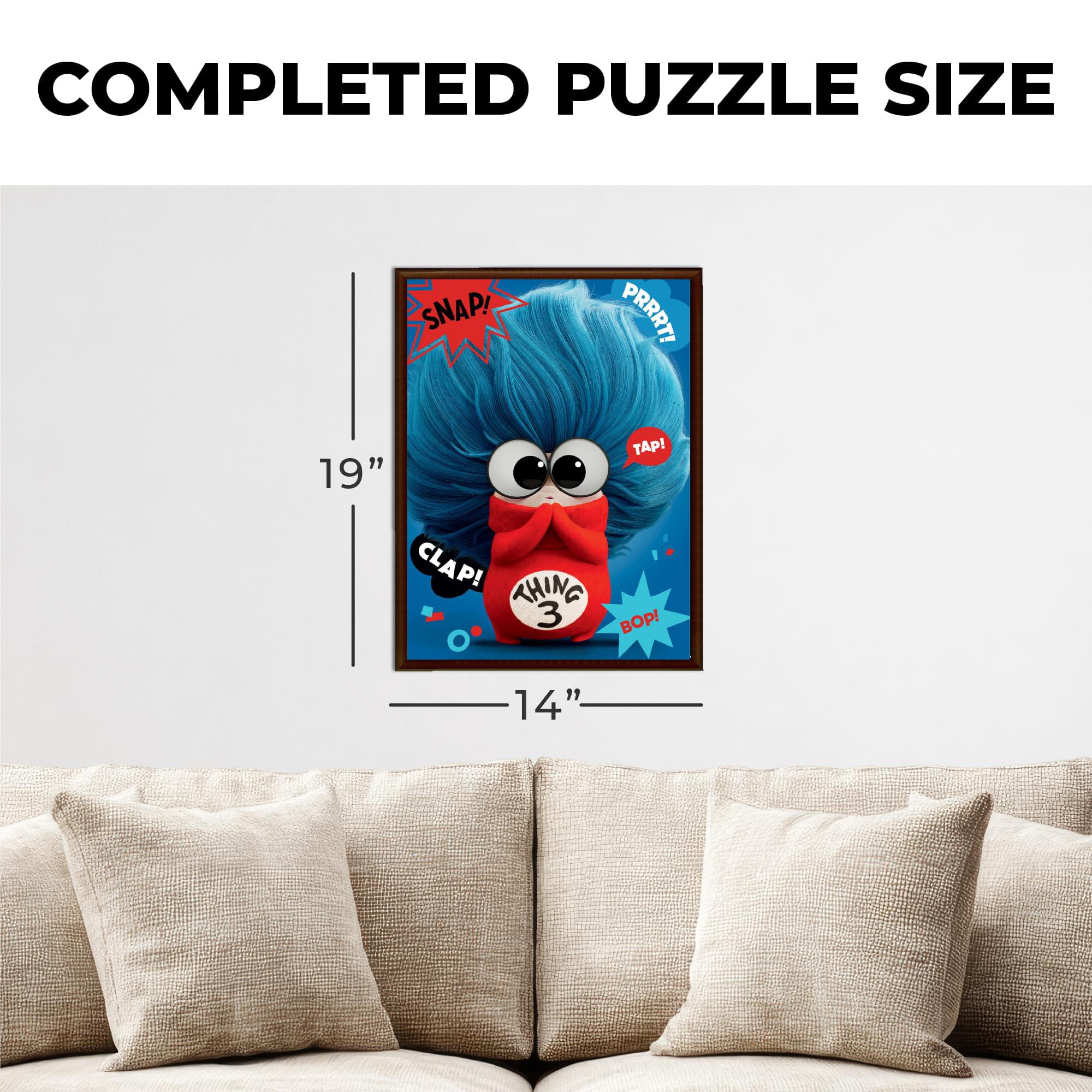 Dr. Seuss Cat In The Hat 500-Piece Jigsaw Puzzle | Vertical Box