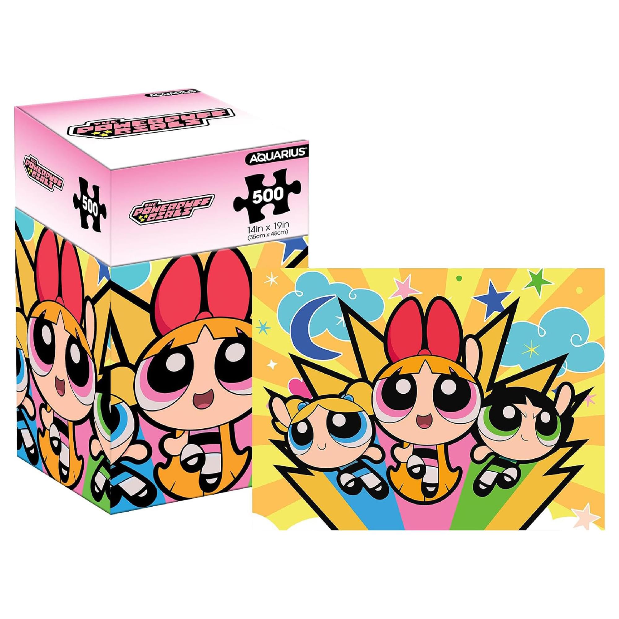 Powerpuff Girls 500-Piece Jigsaw Puzzle | Vertical Box