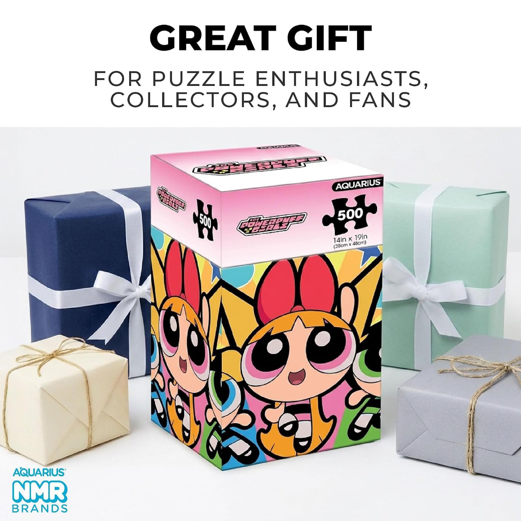 Powerpuff Girls 500-Piece Jigsaw Puzzle | Vertical Box