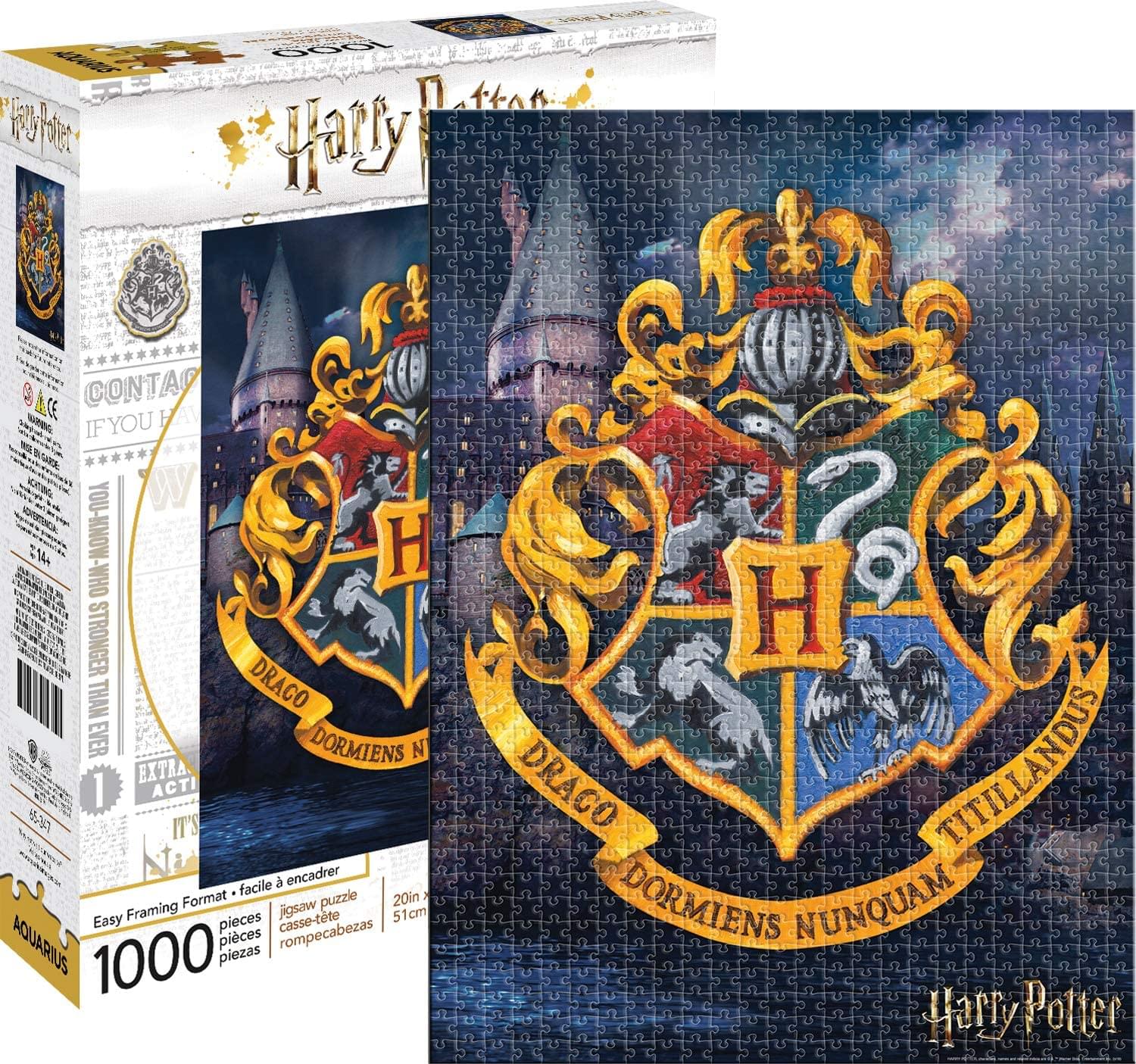 Harry Potter Hogwarts Crest 1000 Piece Jigsaw Puzzle