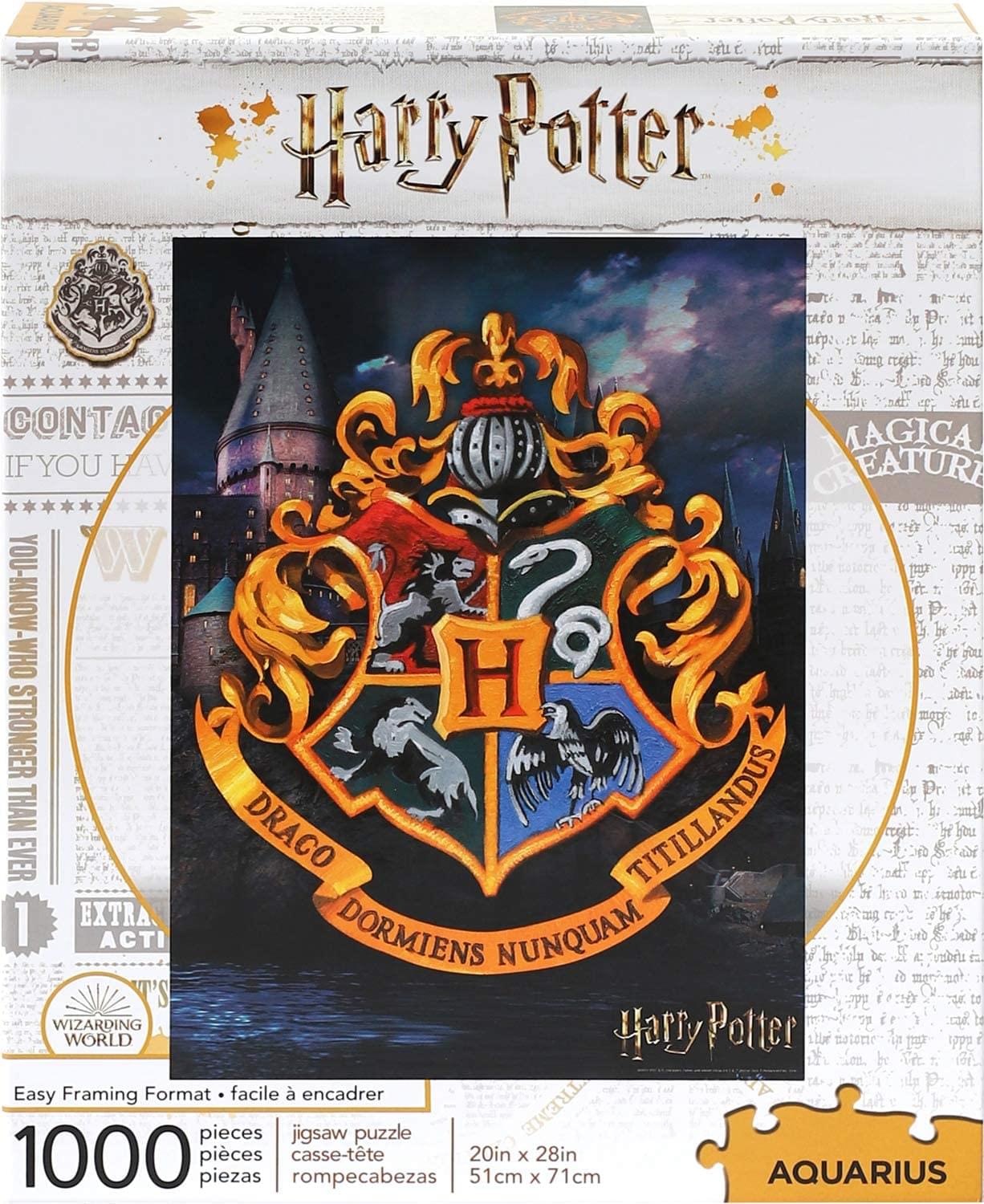 Harry Potter Hogwarts Crest 1000 Piece Jigsaw Puzzle