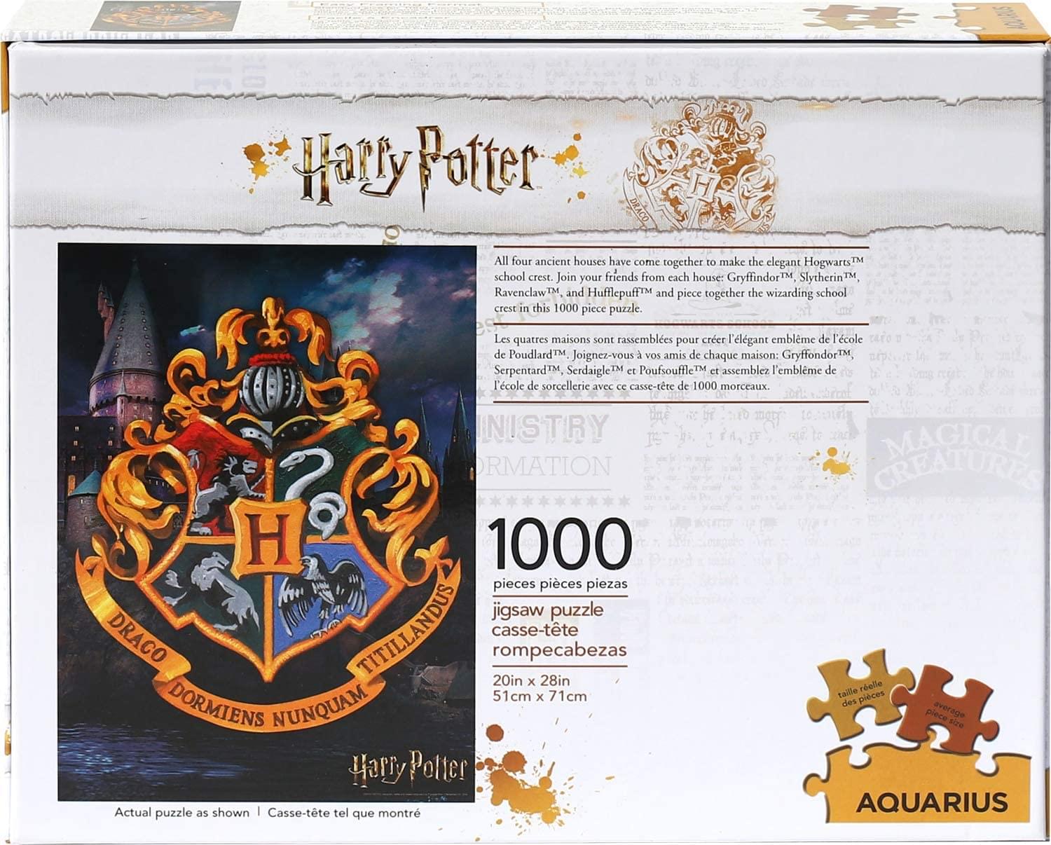Harry Potter Hogwarts Crest 1000 Piece Jigsaw Puzzle