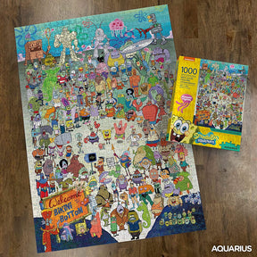SpongeBob SquarePants Cast 1000 Piece Jigsaw Puzzle