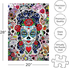 Sugar Skulls 1000 Piece Jigsaw Puzzle
