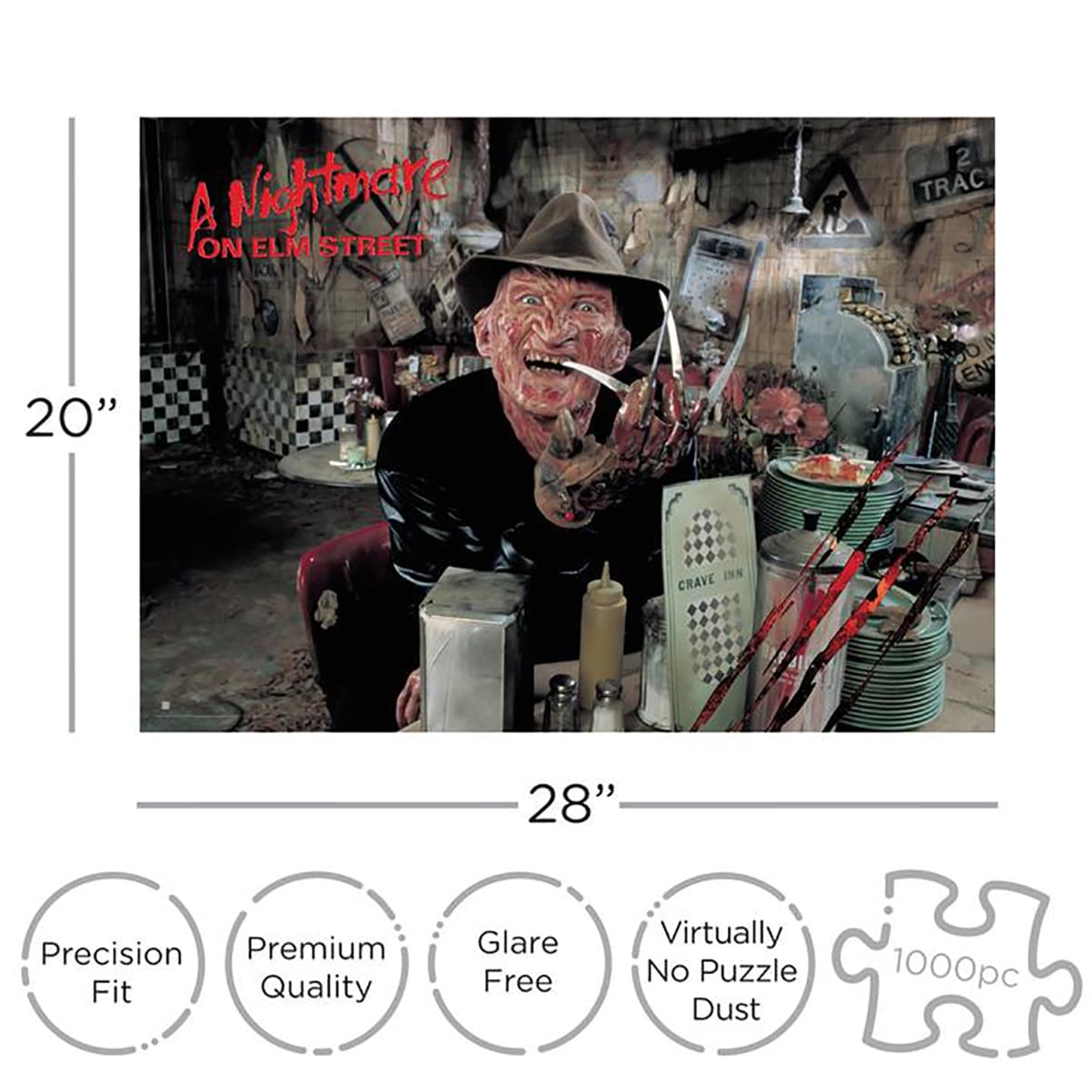 A Nightmare On Elm Street Freddy Krueger 1000 Piece Jigsaw Puzzle