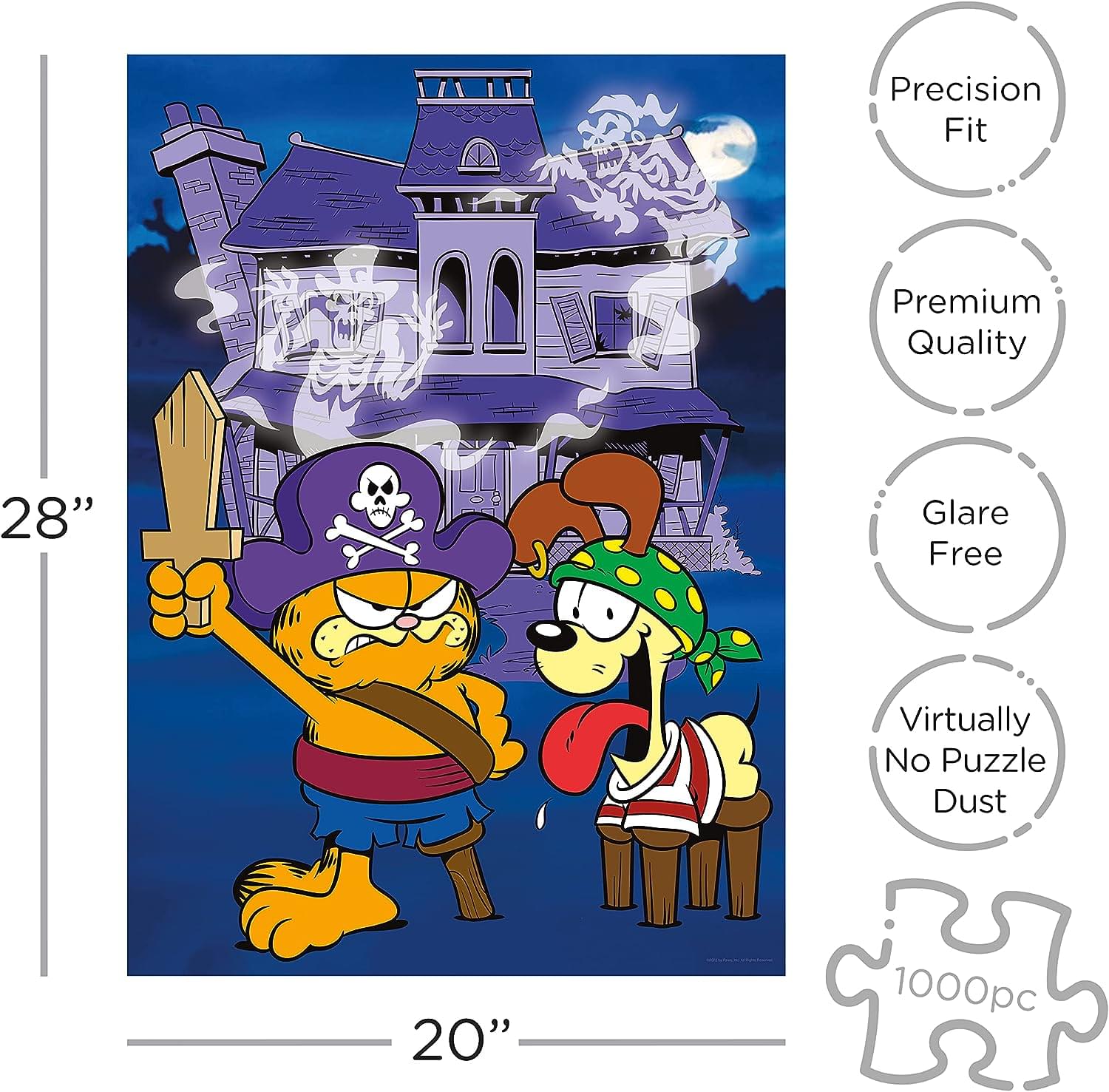 Garfield Halloween 1000 Piece Jigsaw Puzzle