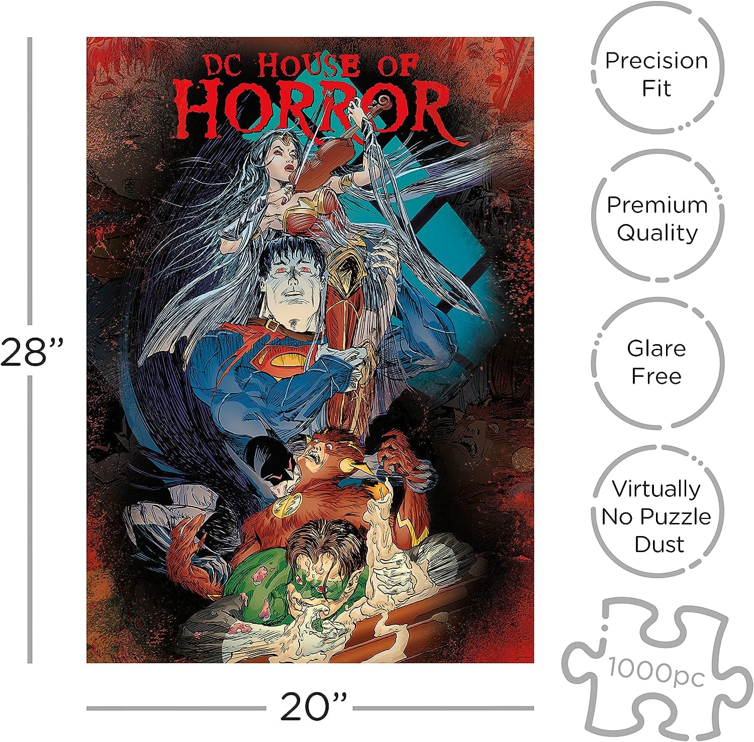 DC House of Horror 1000 Piece Jigsaw Puzzle