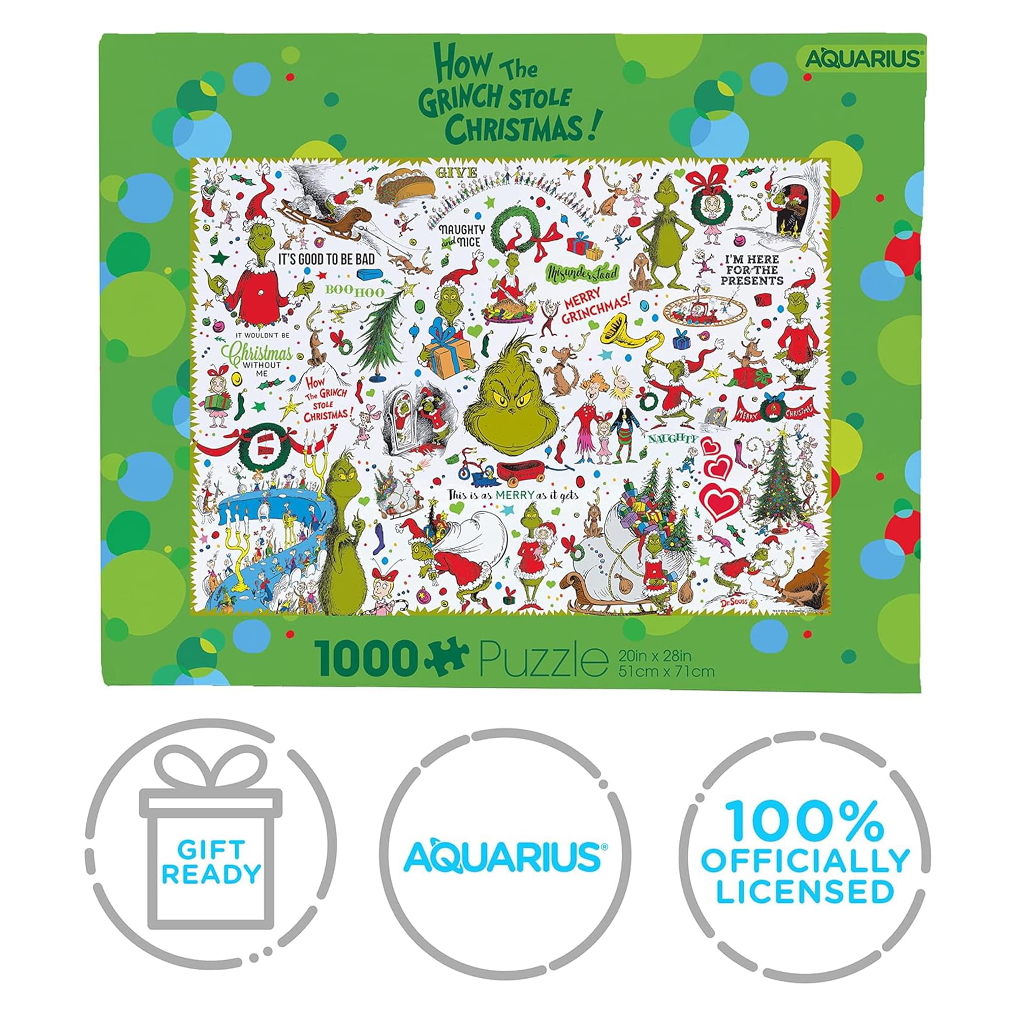 Dr. Seuss Grinch Christmas 1000 Piece Jigsaw Puzzle