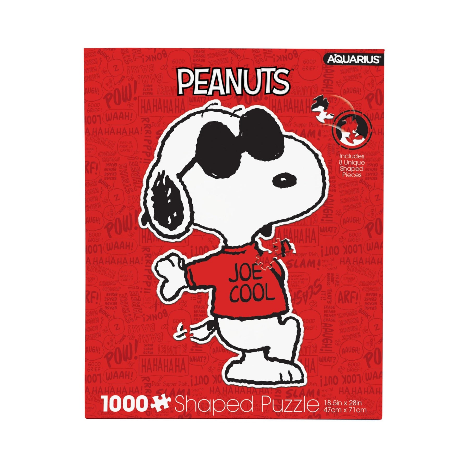 Peanuts Joe Cool Shaped 1000 Piece Jigsaw Puzzle