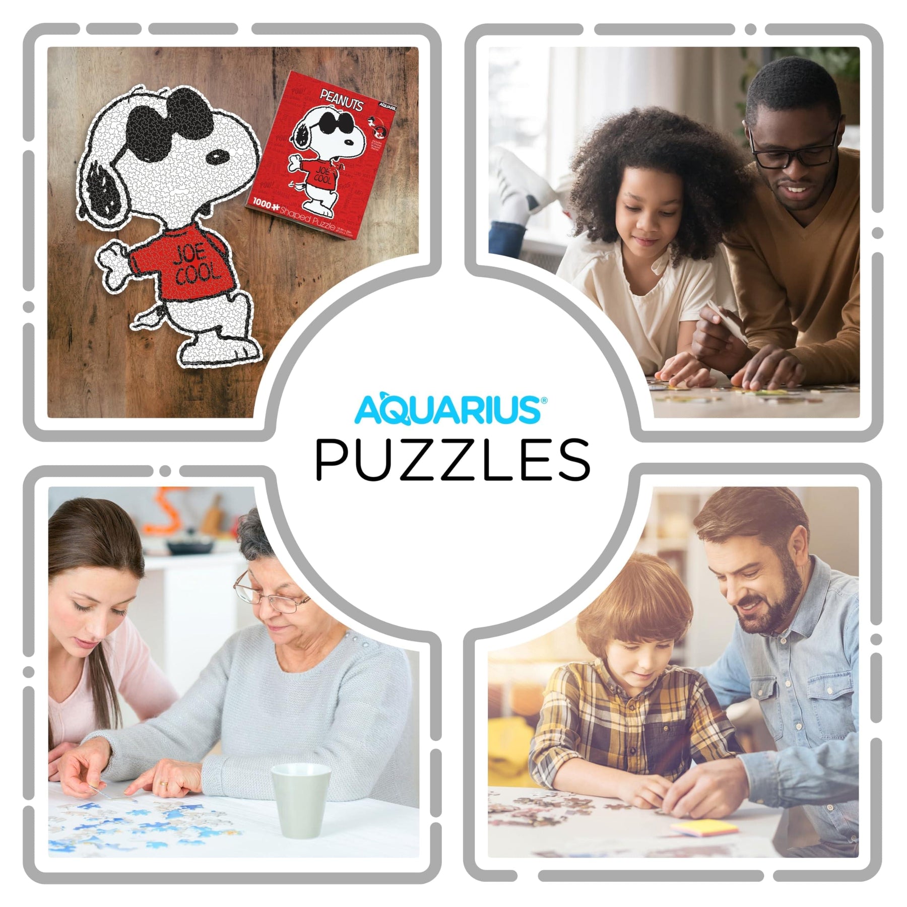 Peanuts Joe Cool Shaped 1000 Piece Jigsaw Puzzle