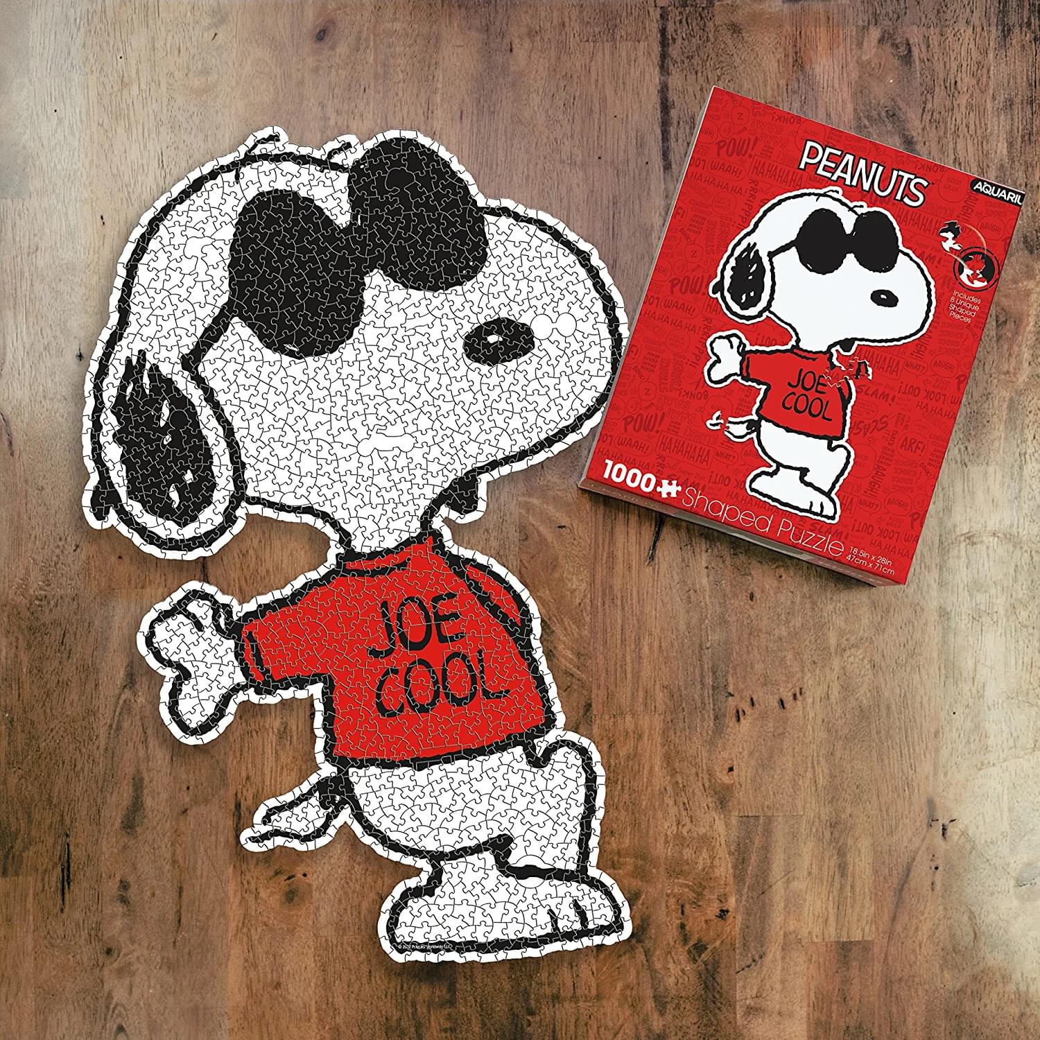 Peanuts Joe Cool Shaped 1000 Piece Jigsaw Puzzle