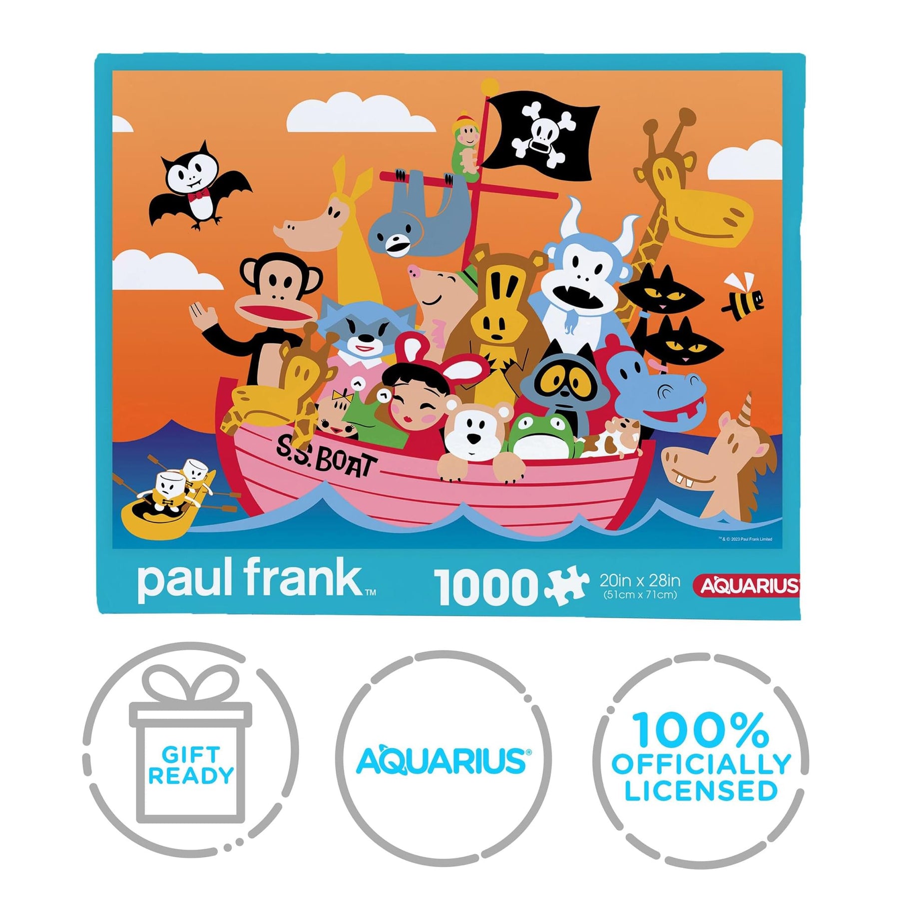 Paul Frank Pirate Ship 1000 Piece Jigsaw Puzzle