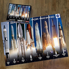 NASA Rocket Grid 1000 Piece Jigsaw Puzzle