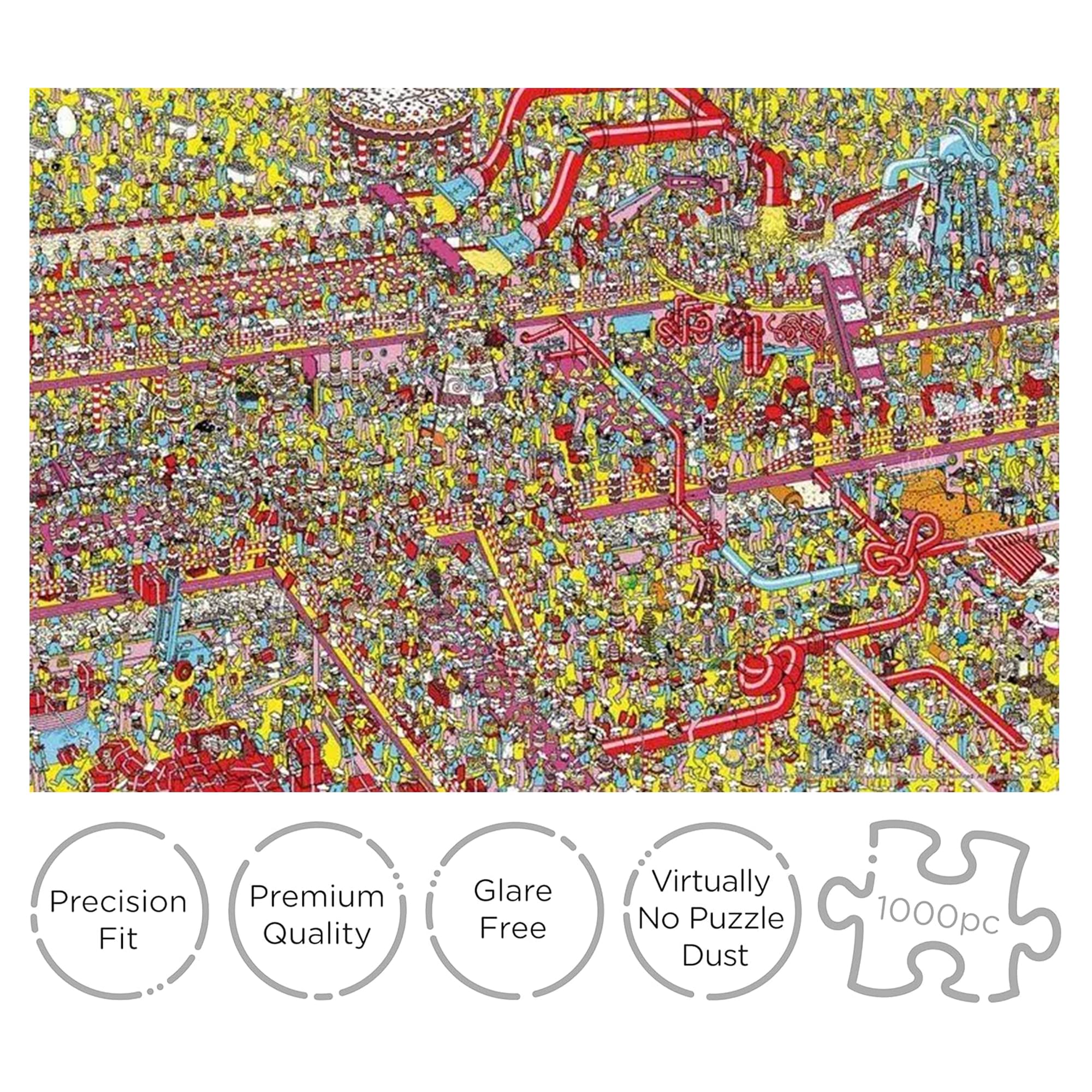 Where’s Waldo? Cake Factory 1000 Piece Jigsaw Puzzle