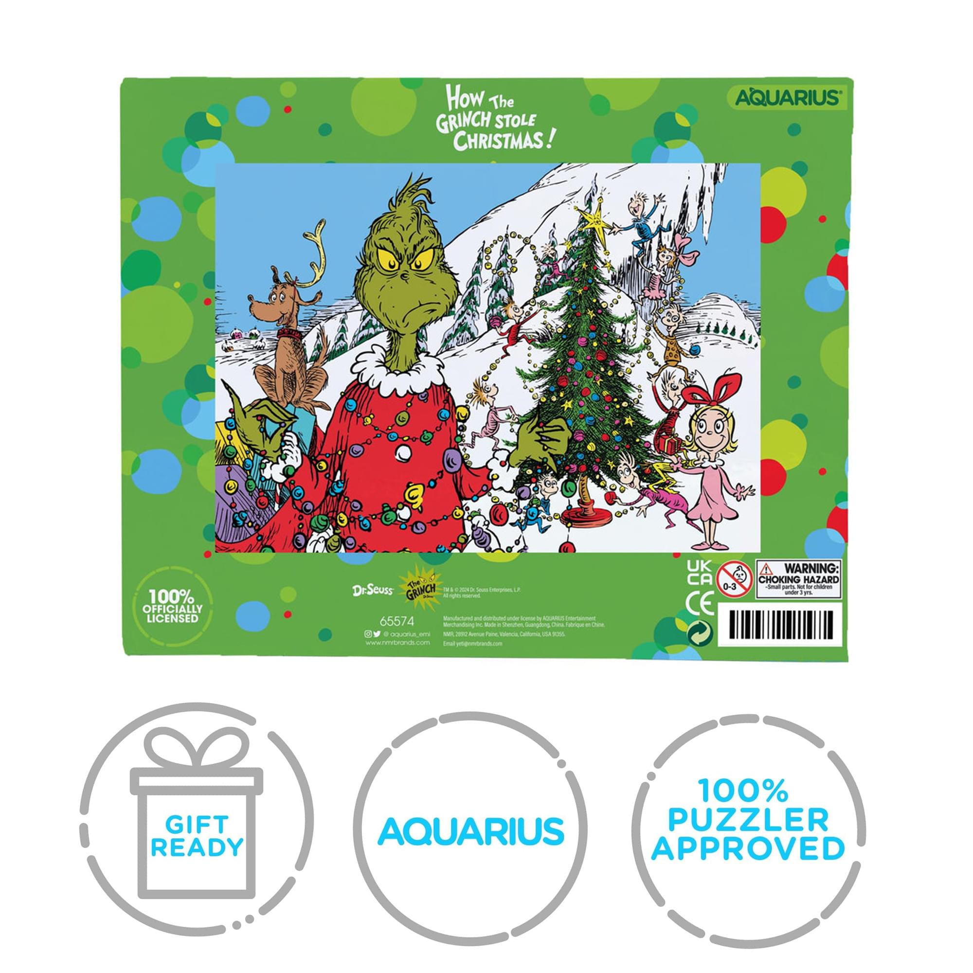 The Grinch Christmas 1000 Piece Glitter Snow Jigsaw Puzzle