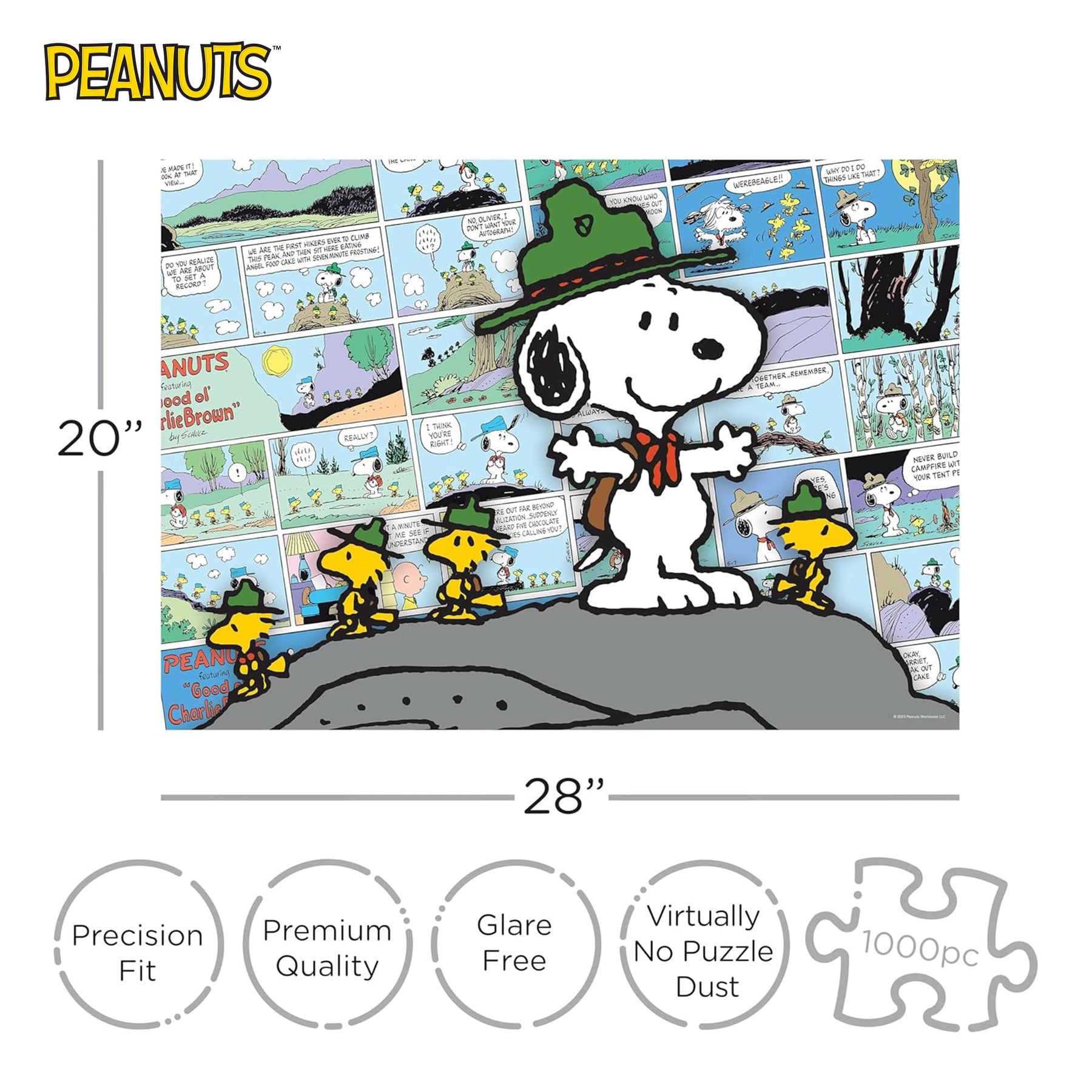 Peanuts Beagle Scouts 1000-Piece Jigsaw Puzzle