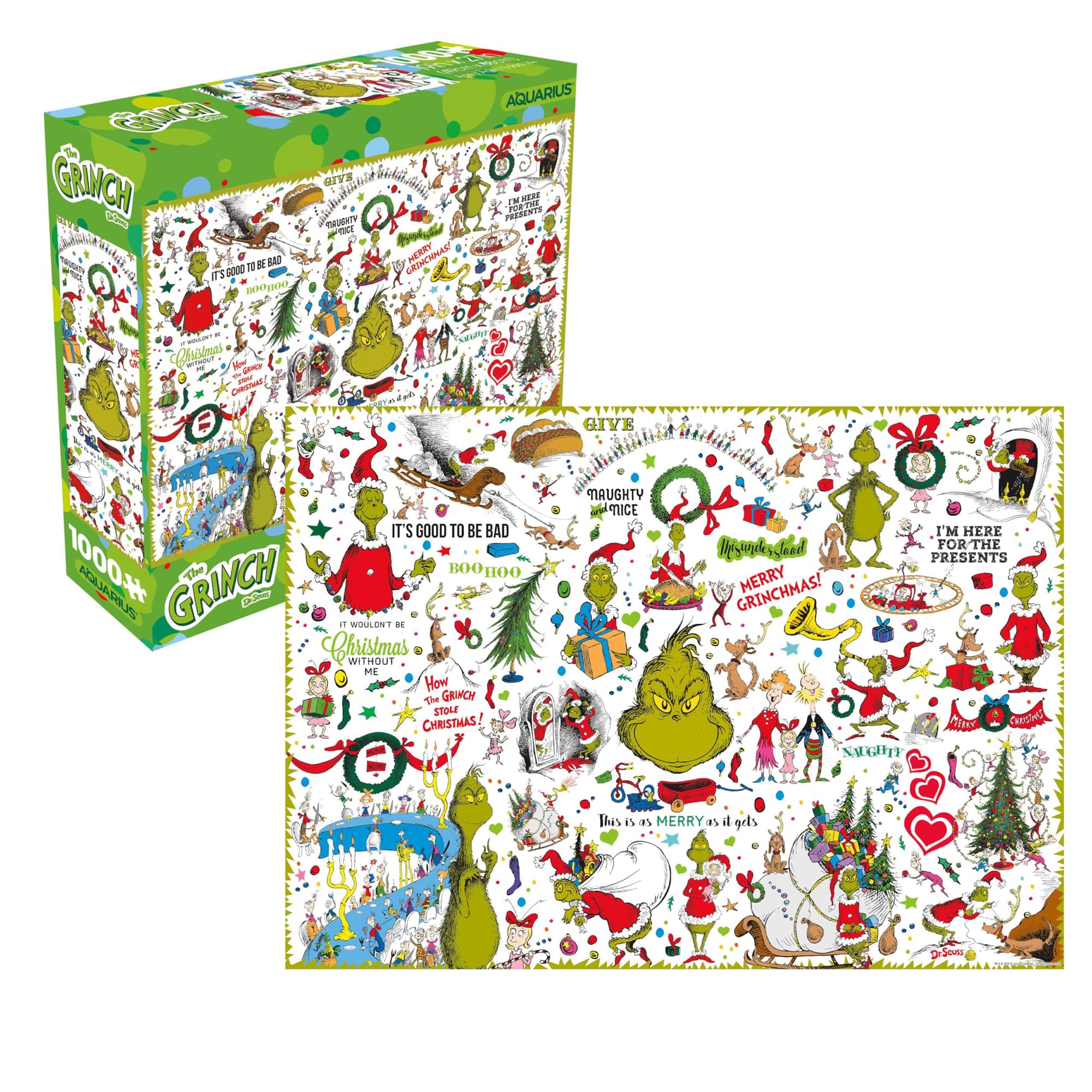 Dr. Seuss The Grinch Christmas 1000-Piece Jigsaw Puzzle