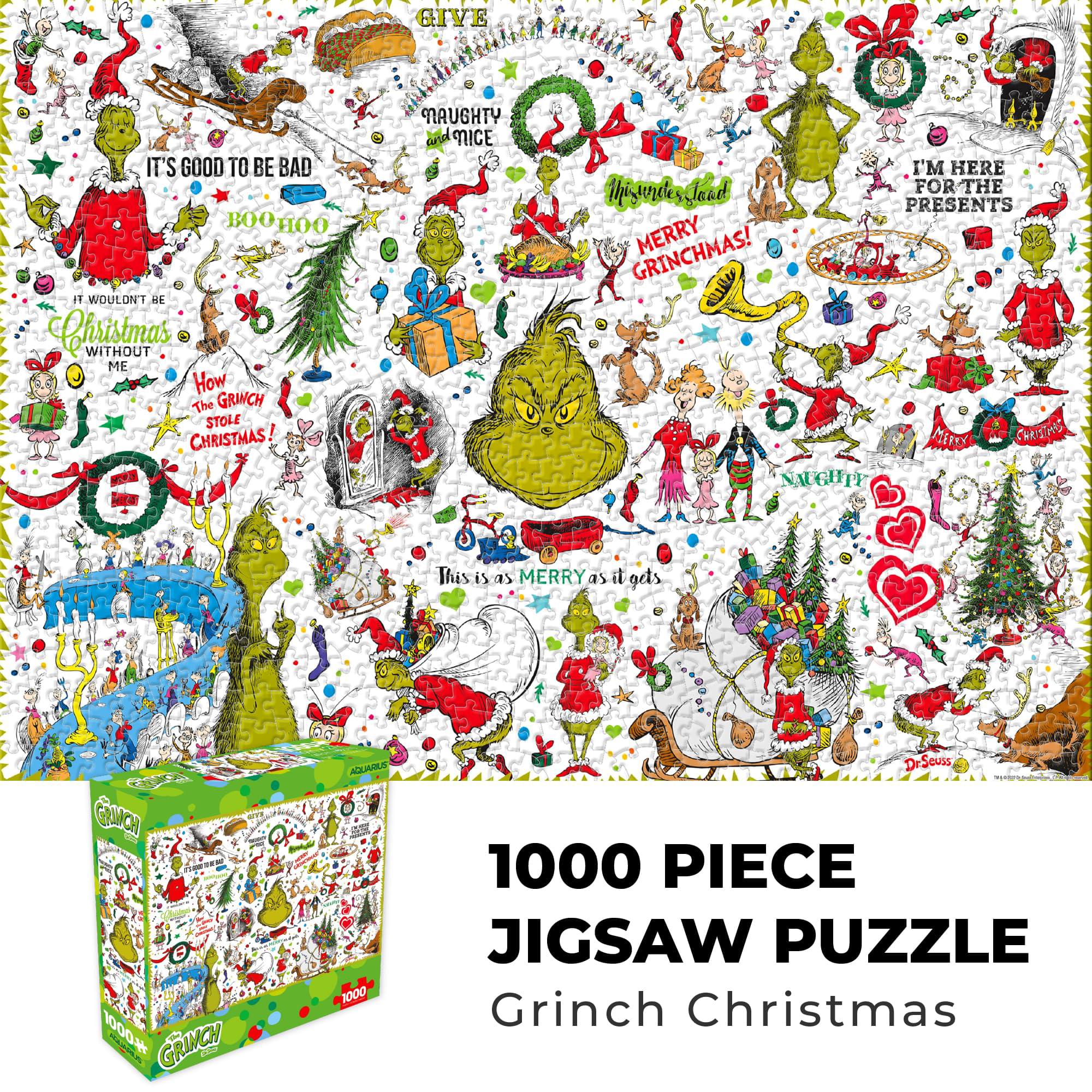Dr. Seuss The Grinch Christmas 1000-Piece Jigsaw Puzzle