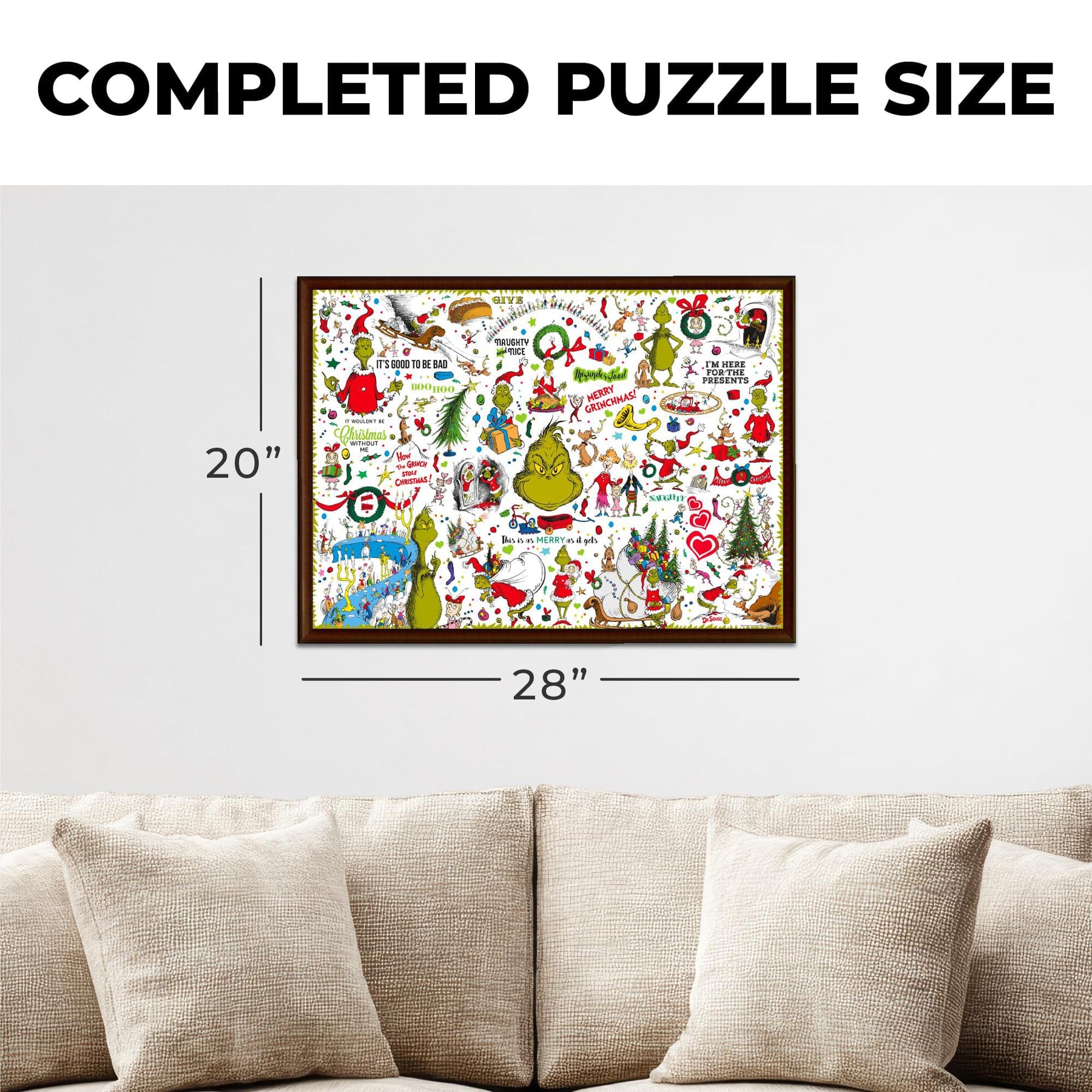 Dr. Seuss The Grinch Christmas 1000-Piece Jigsaw Puzzle