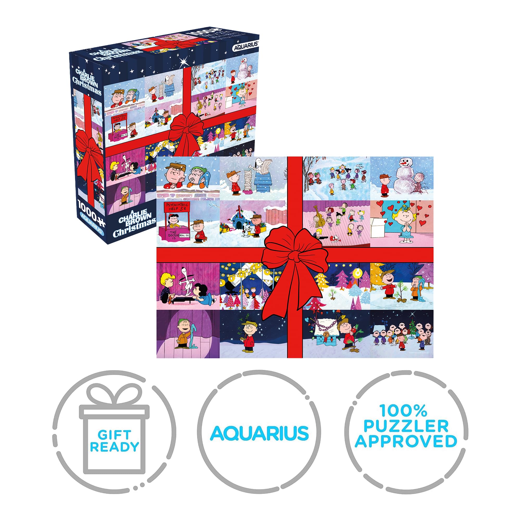 Peanuts Charlie Brown Christmas 1000-Piece Jigsaw Puzzle