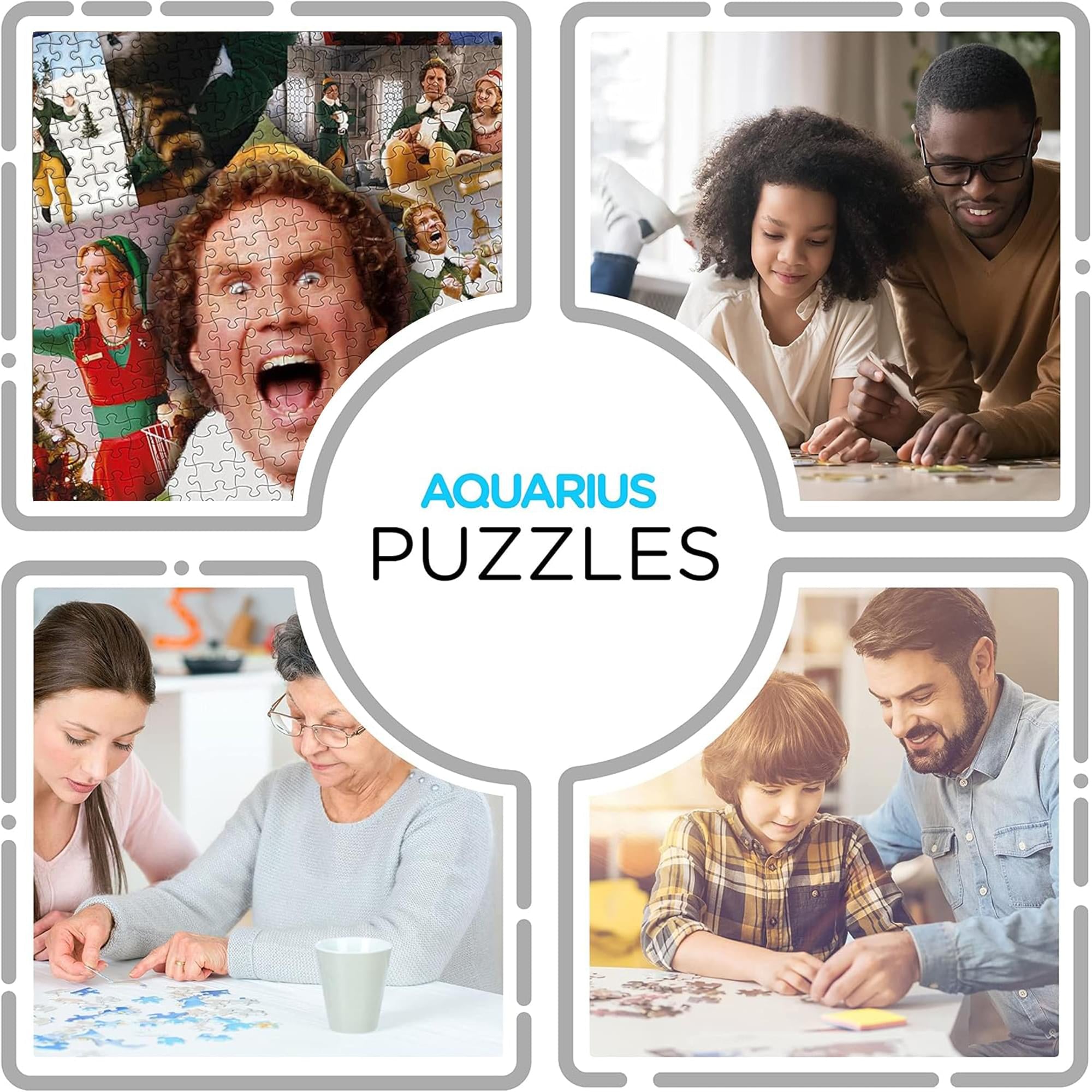 Elf Collage 1000-Piece Jigsaw Puzzle