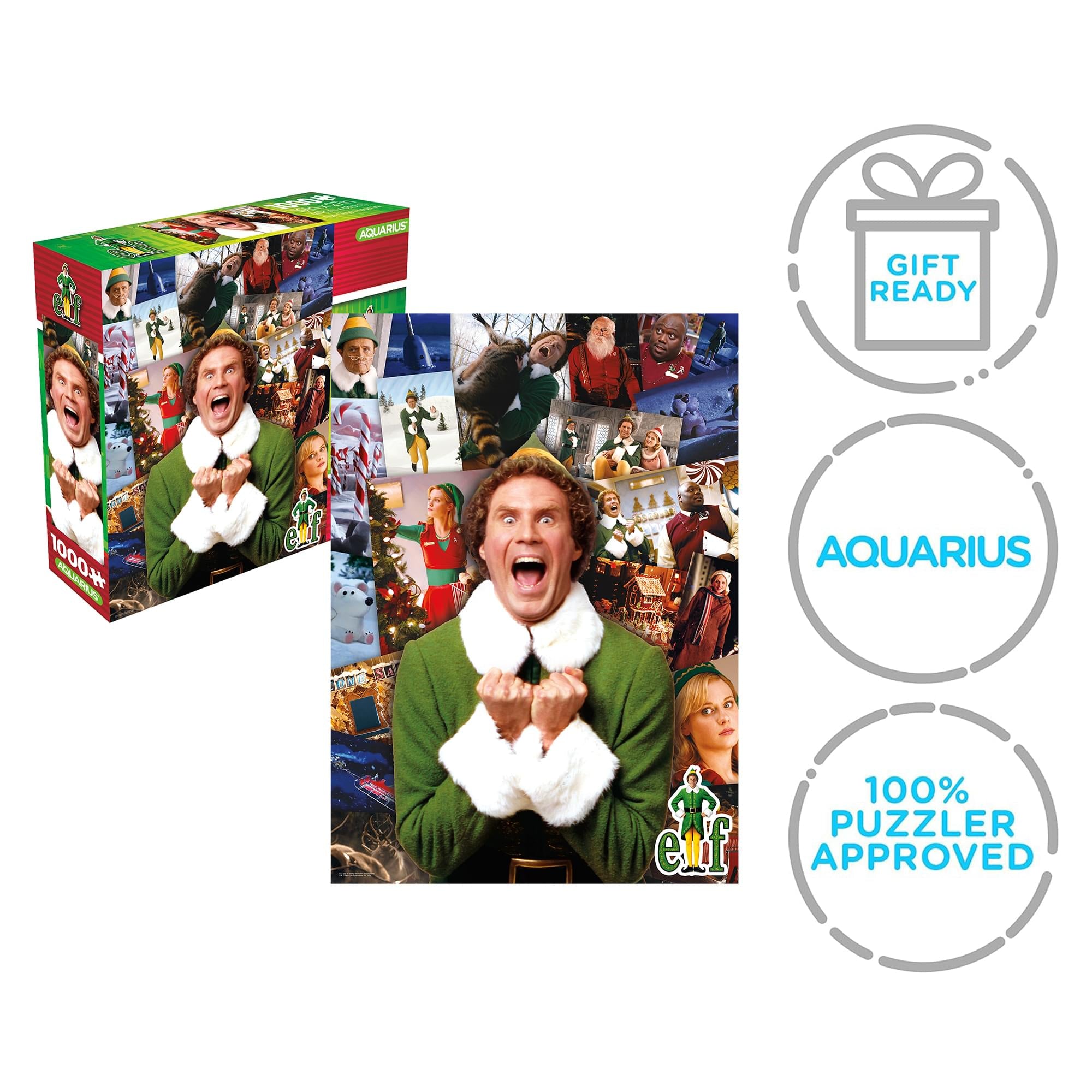 Elf Collage 1000-Piece Jigsaw Puzzle