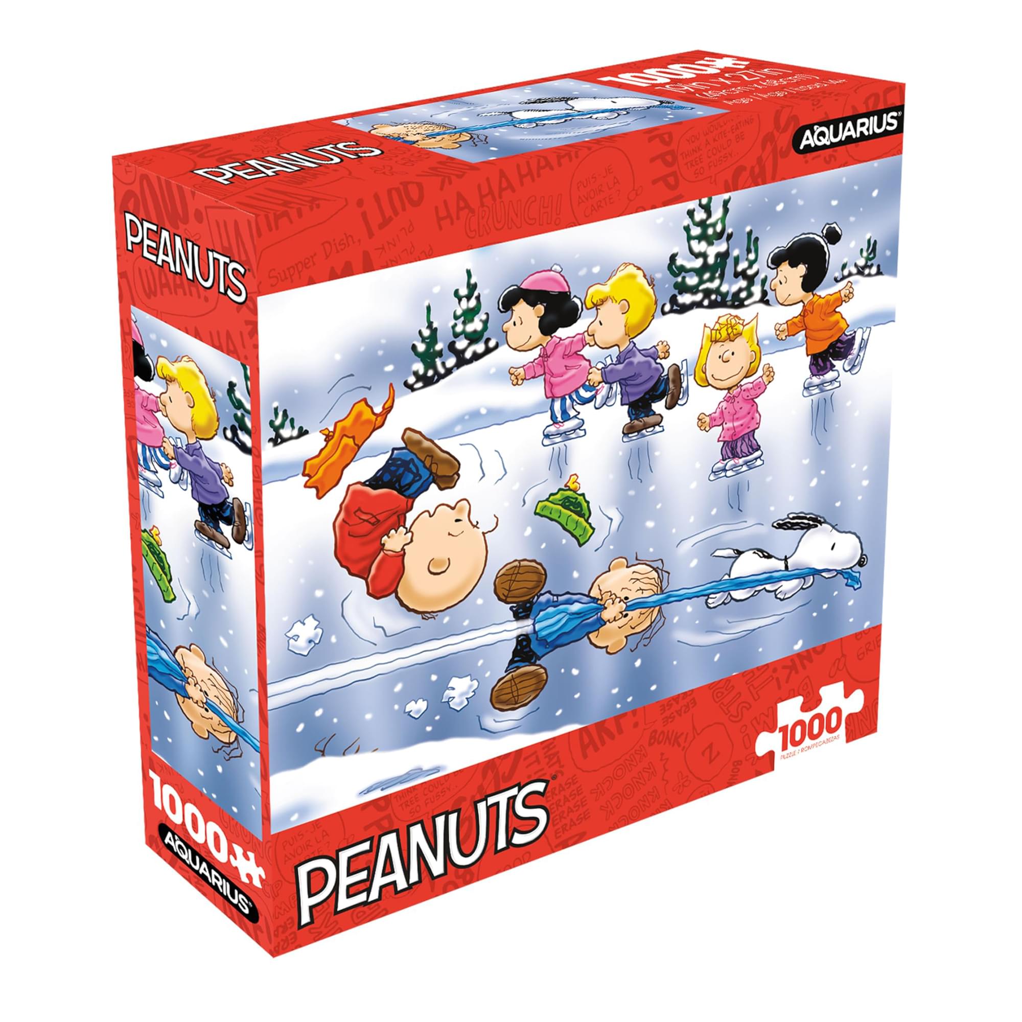 Peanuts Ice Skating 1000-Piece Jigsaw Puzzle