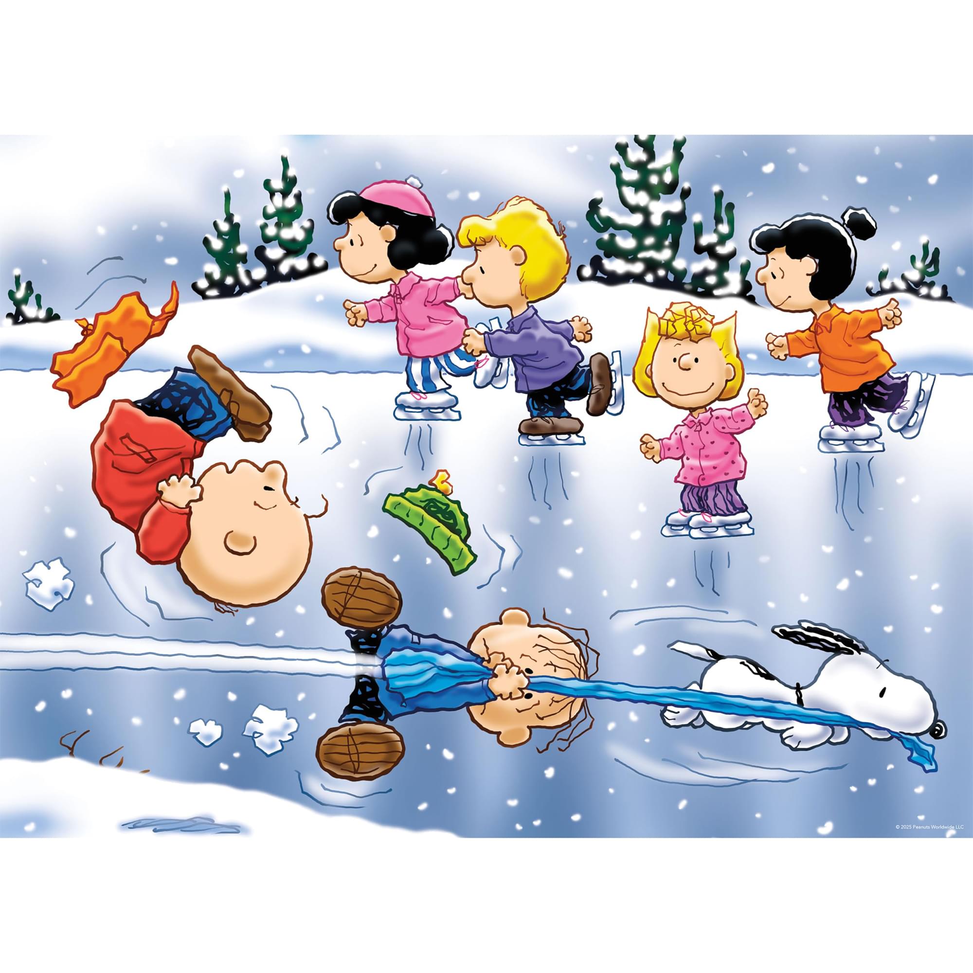 Peanuts Ice Skating 1000-Piece Jigsaw Puzzle