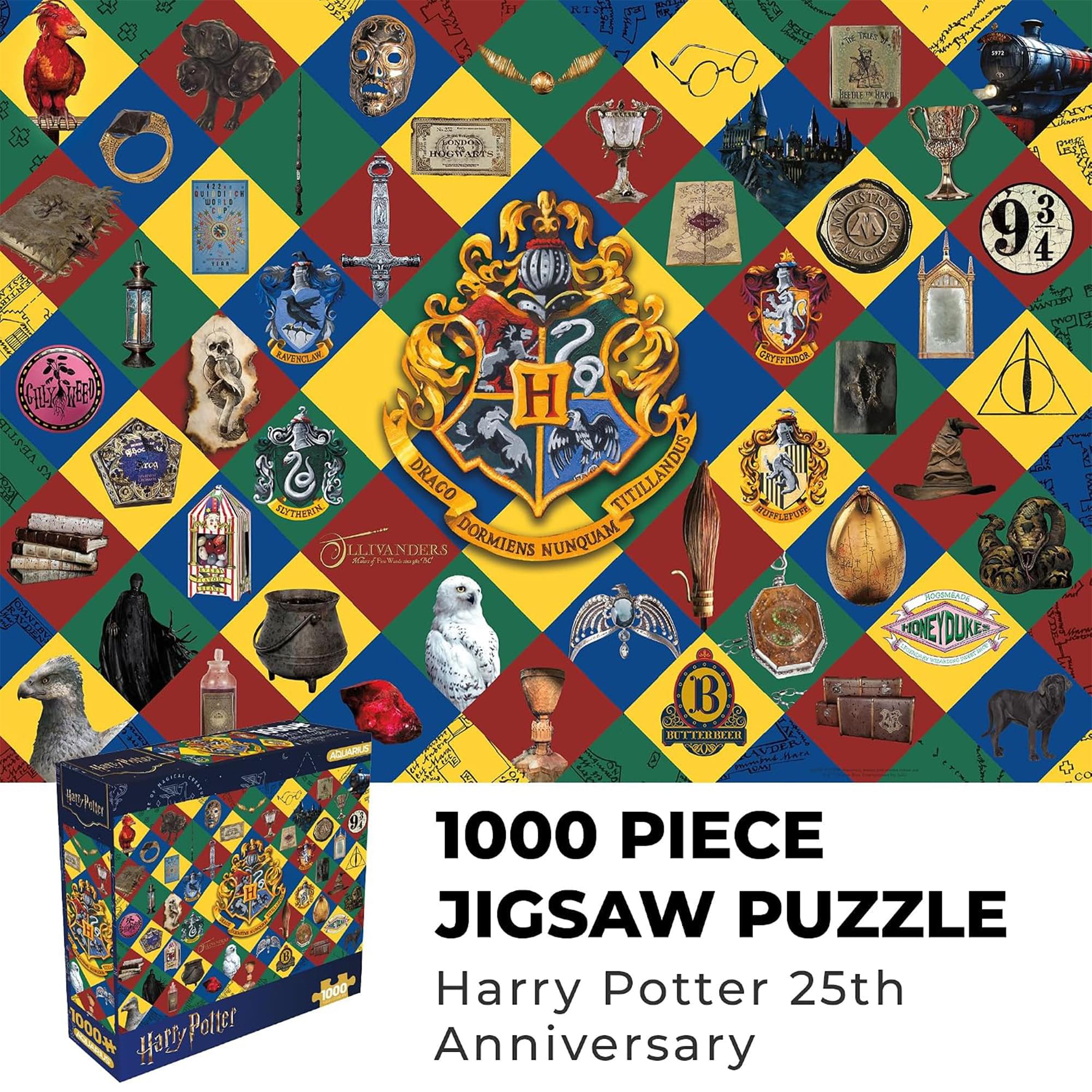 Harry Potter 25th Anniversary 1000-Piece Jigsaw Puzzle