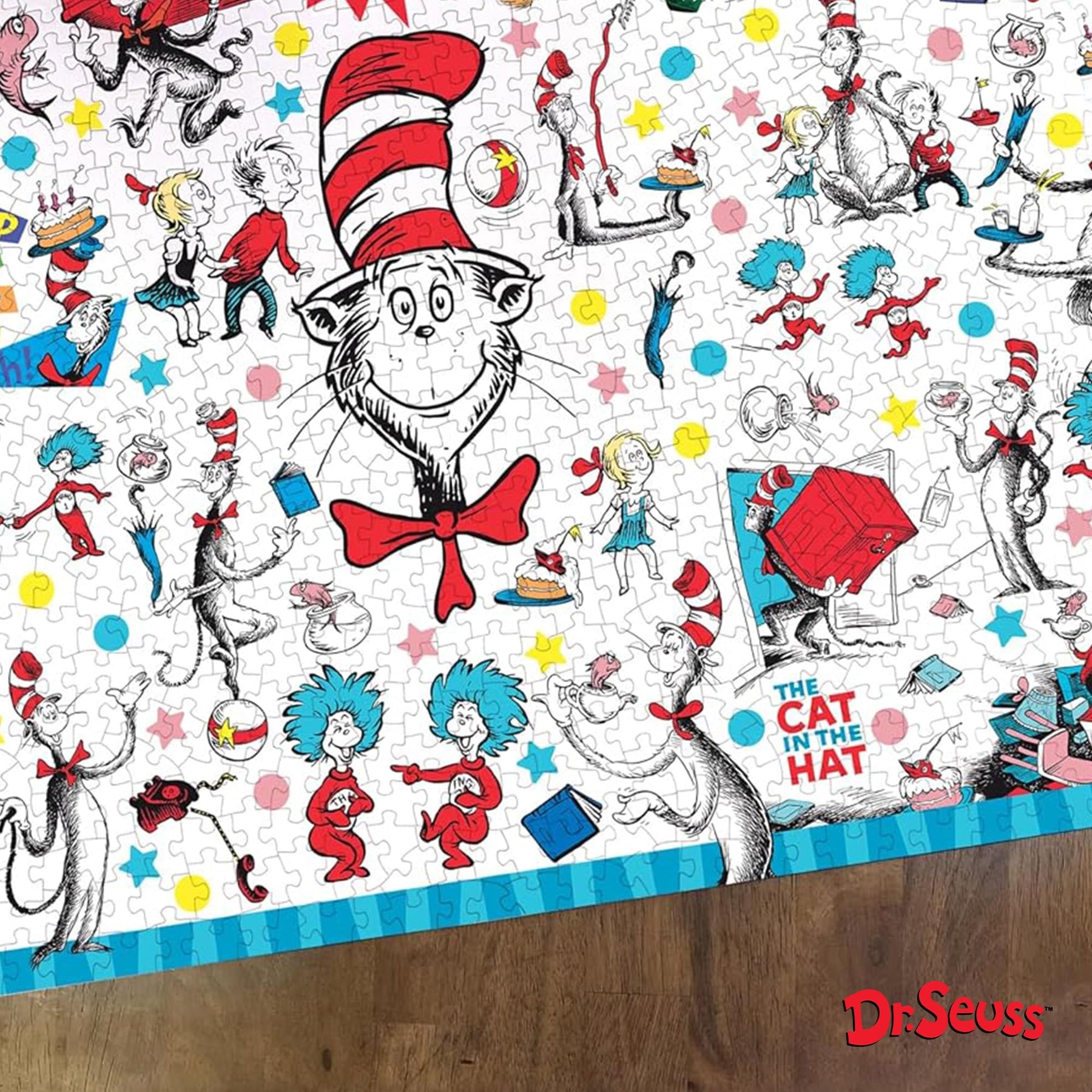 Dr. Seuss The Cat in The Hat 1000-Piece Jigsaw Puzzle