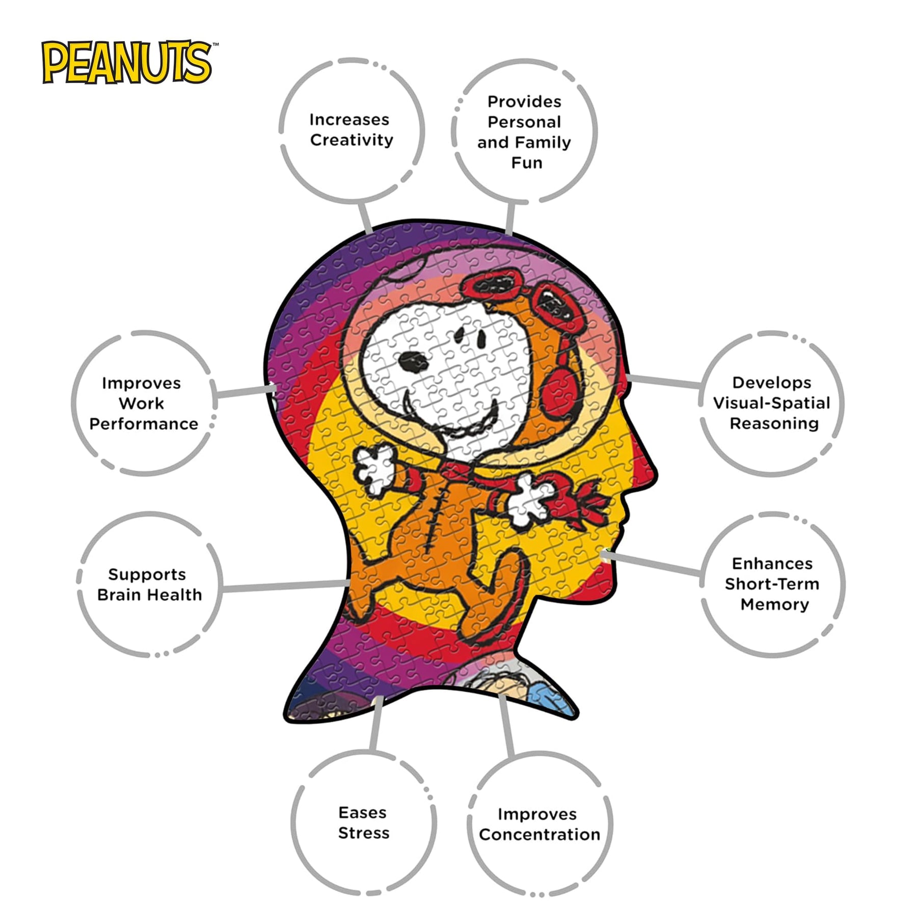Peanuts NASA Artemis 1000-Piece Jigsaw Puzzle