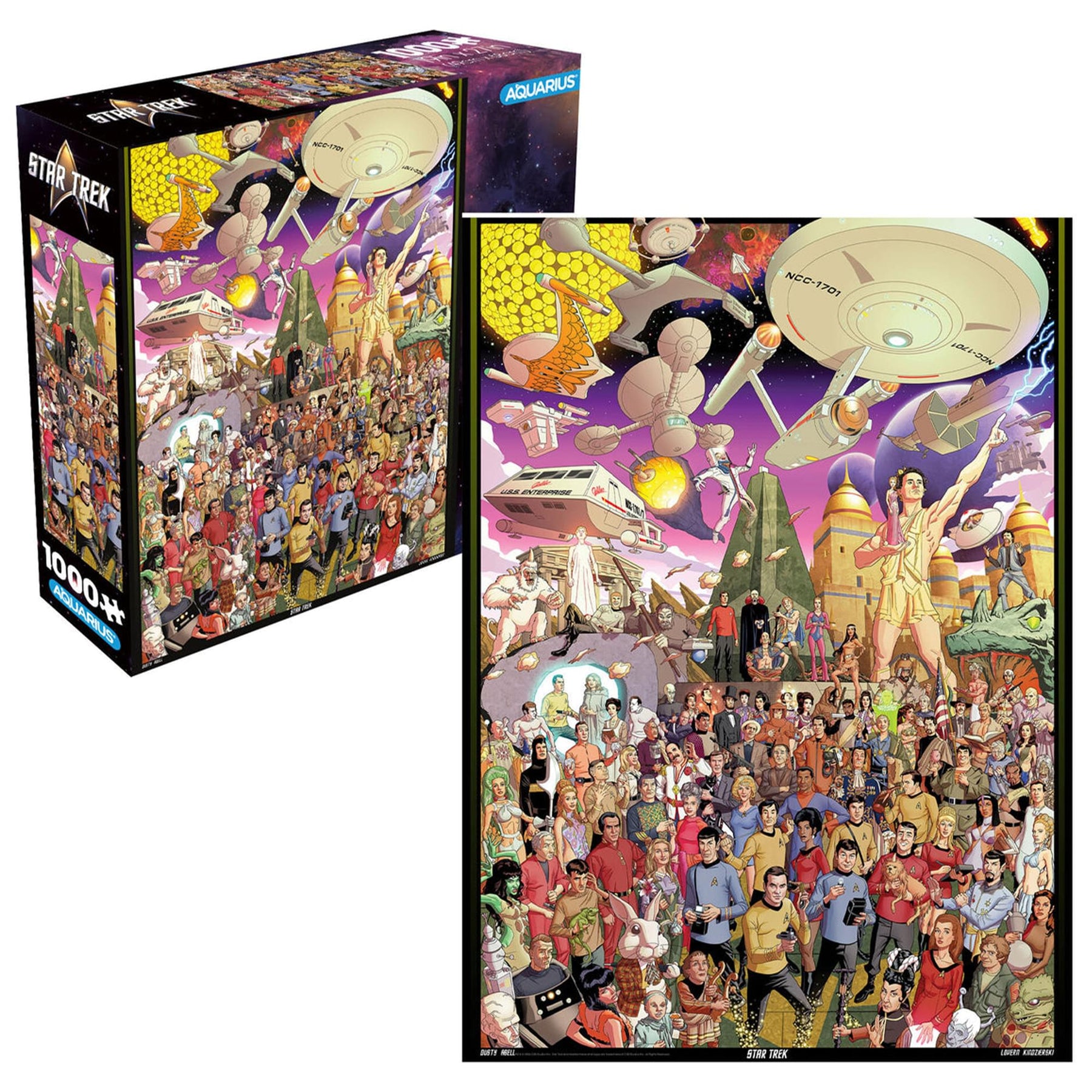 Star Trek Cast Collage 1000-Piece Jigsaw Puzzle
