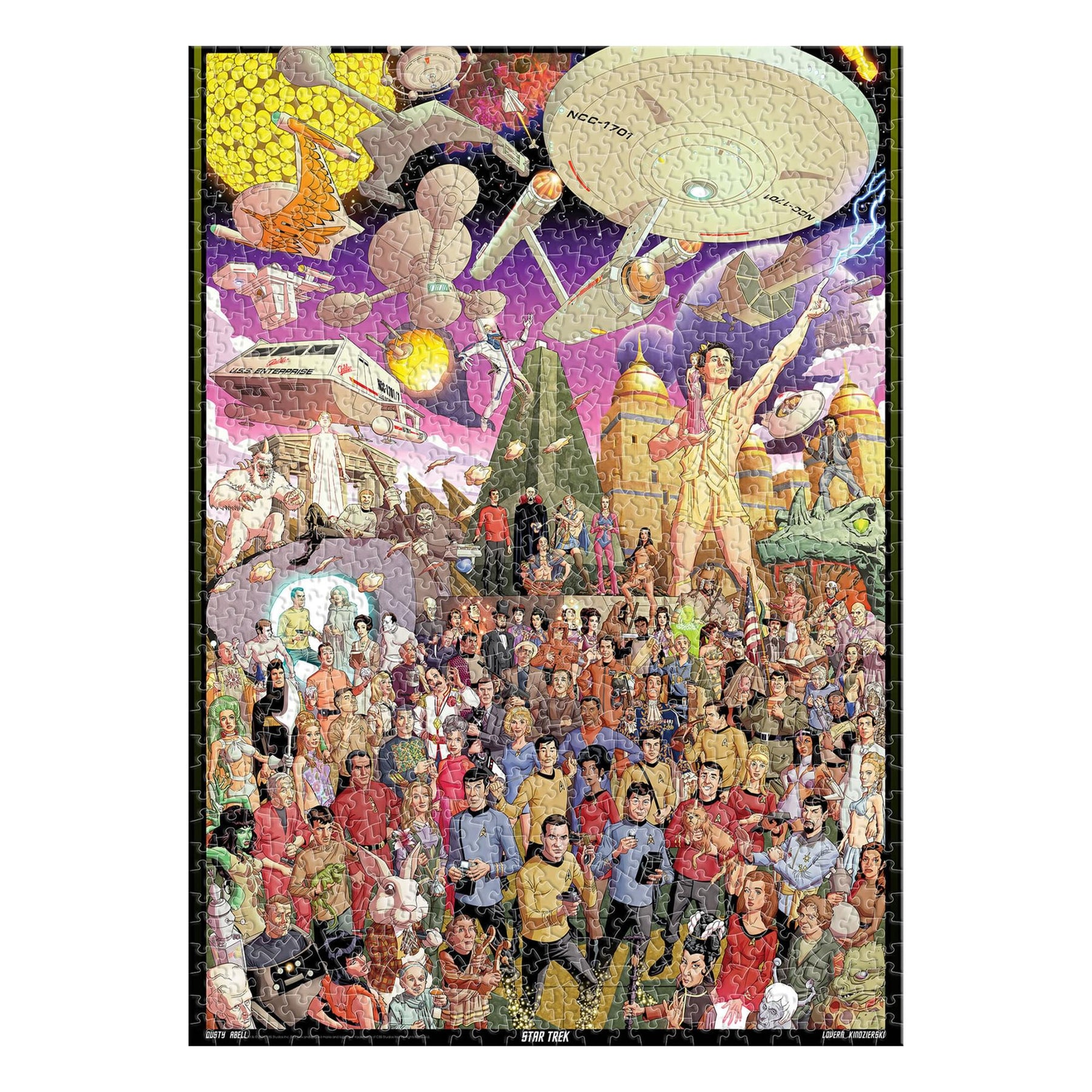 Star Trek Cast Collage 1000-Piece Jigsaw Puzzle