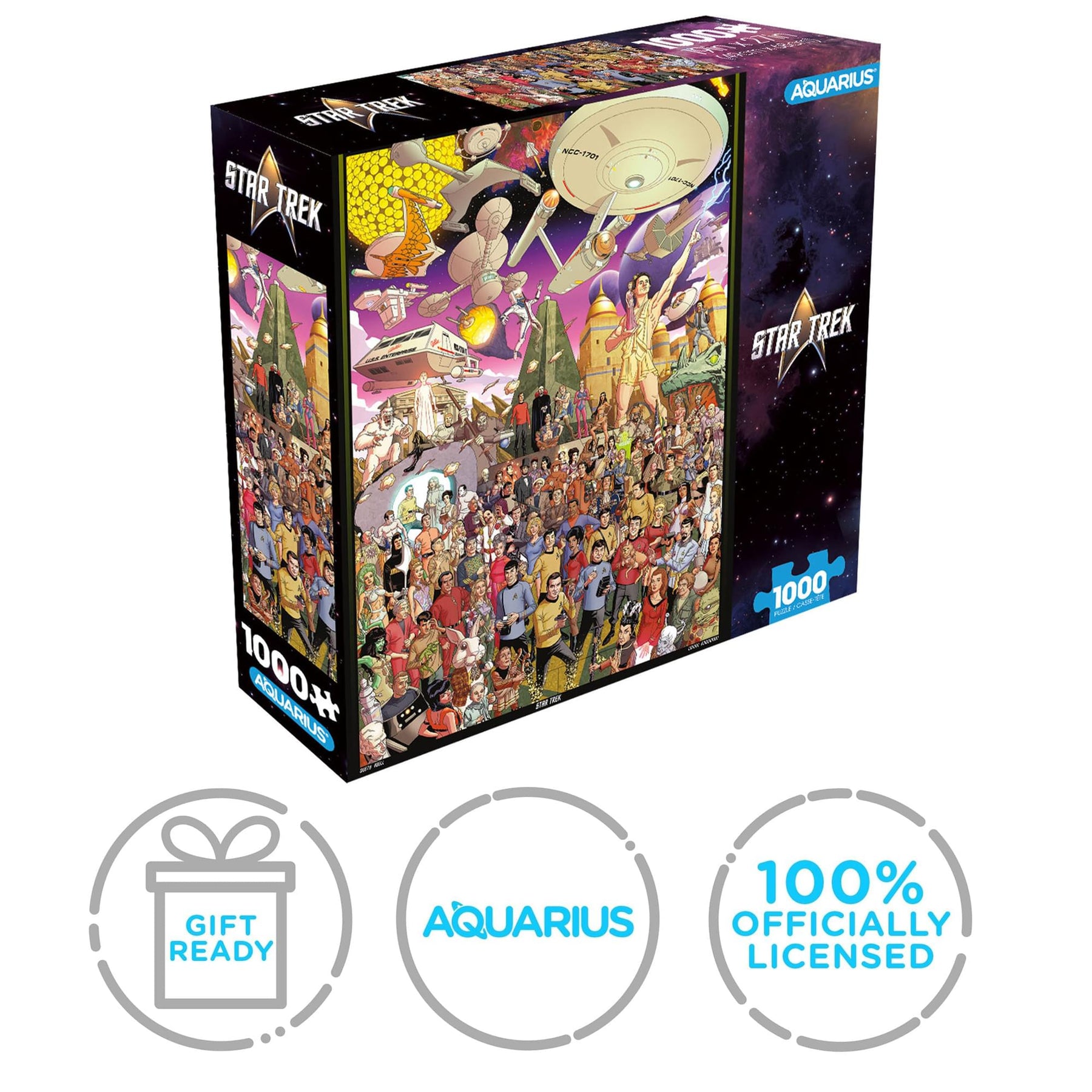 Star Trek Cast Collage 1000-Piece Jigsaw Puzzle