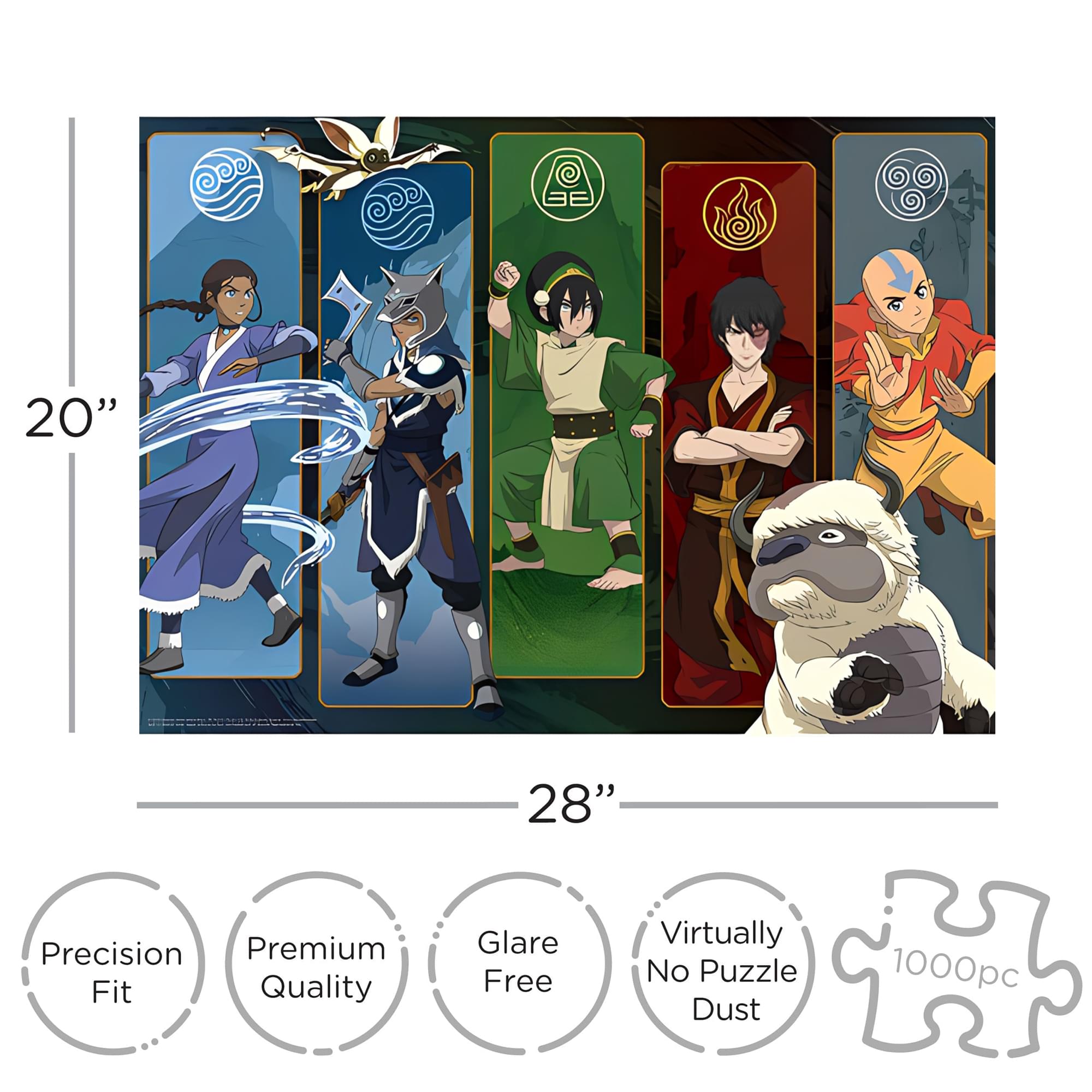 Avatar: The Last Airbender Cast Collage 1000-Piece Jigsaw Puzzle