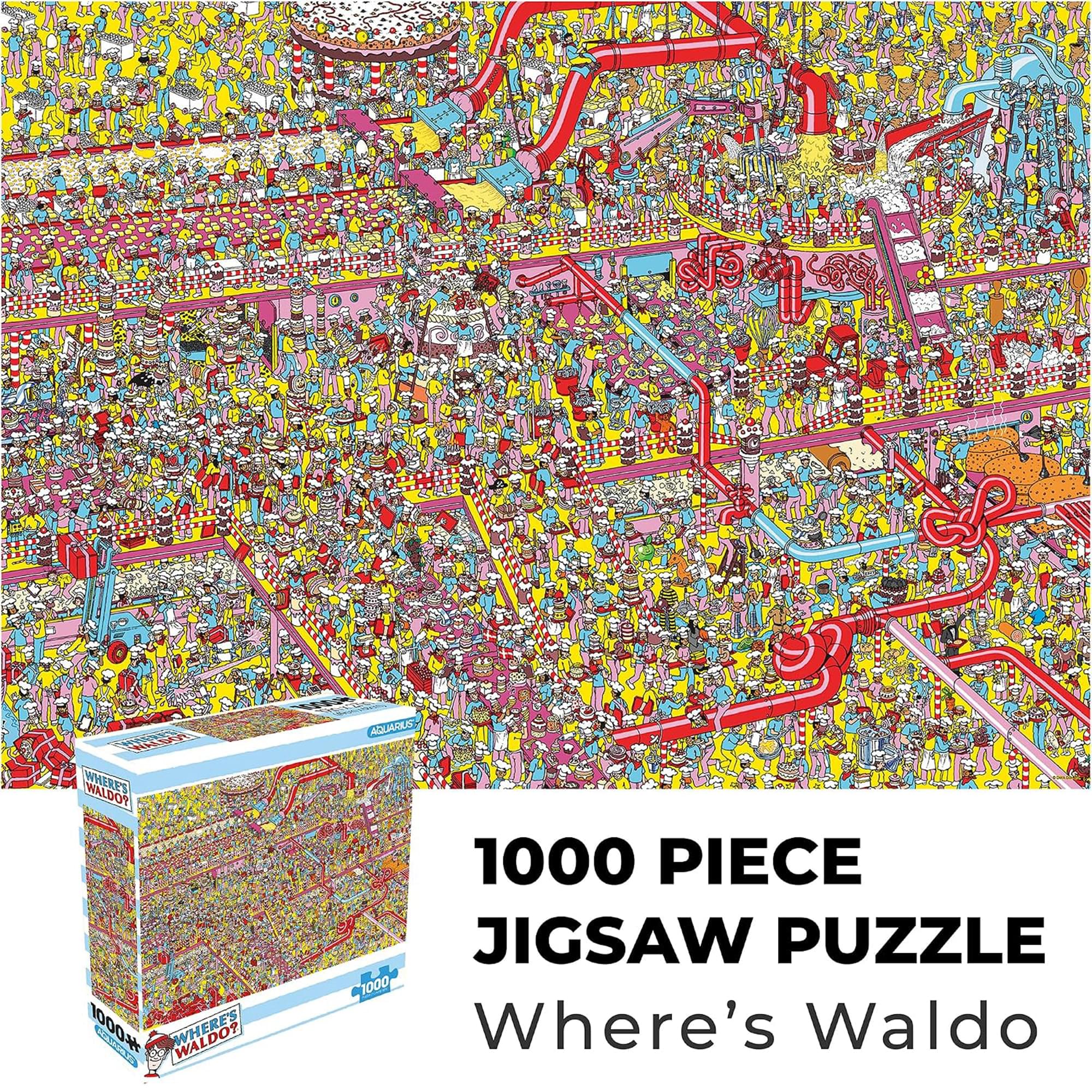 Where's Waldo Sweets 1000-Piece Jigsaw Puzzle