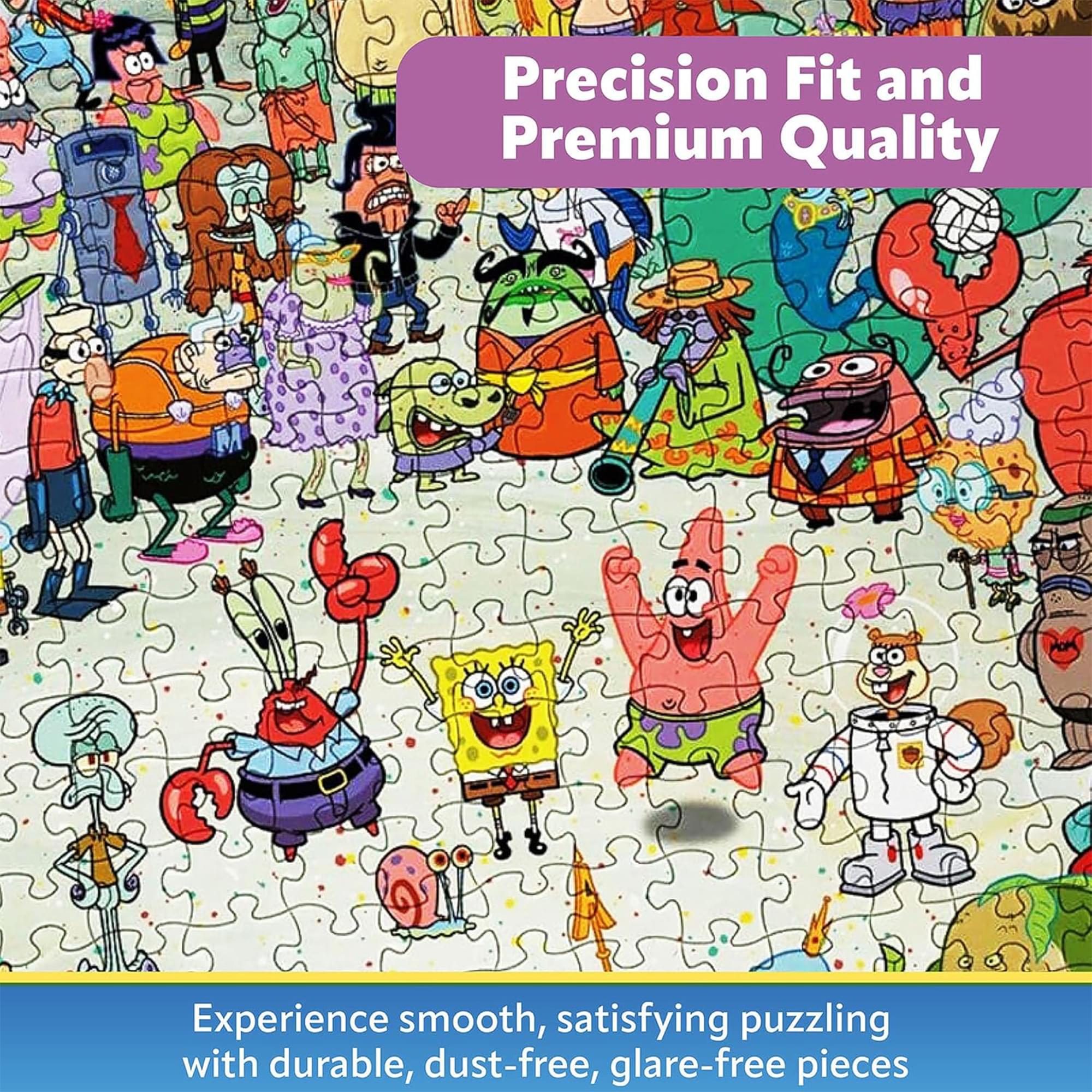 Nickelodeon SpongeBob SquarePants Cast 1000-Piece Jigsaw Puzzle