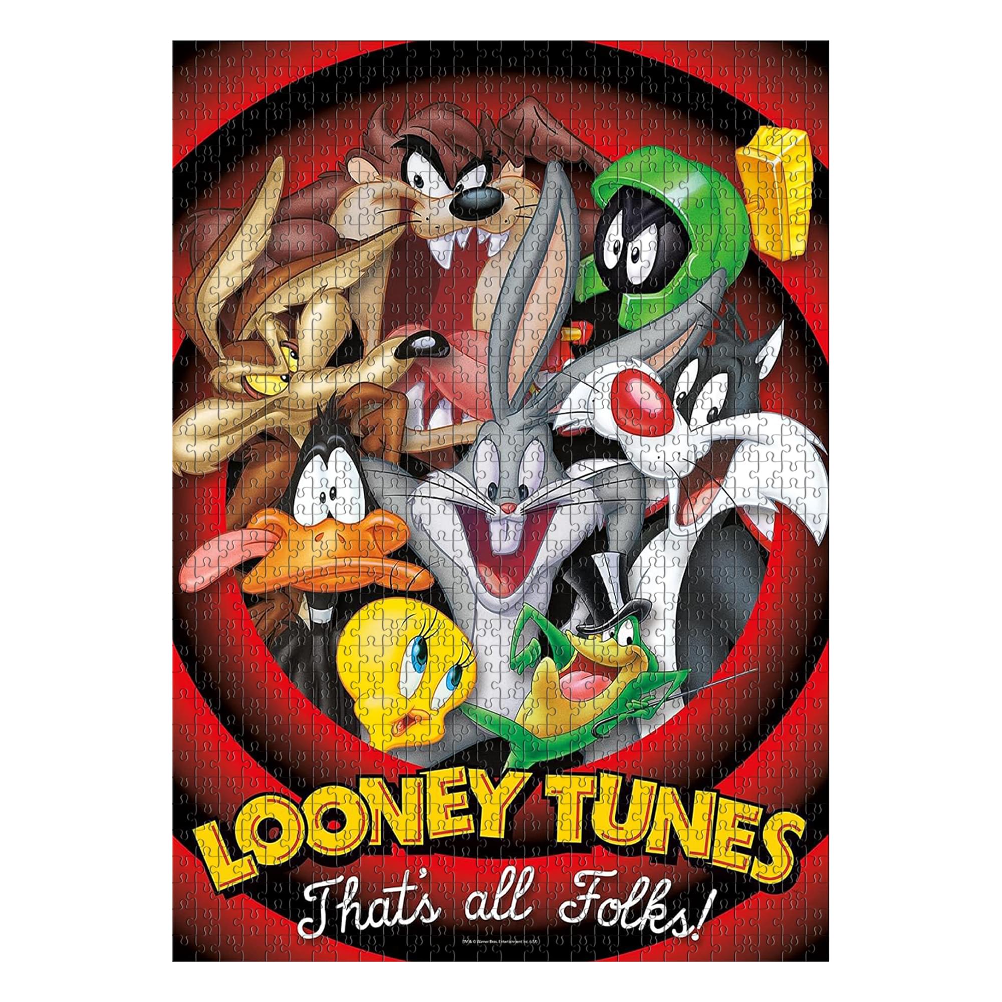 Looney Tunes "That's All Folks" 1000-Piece Jigsaw Puzzle