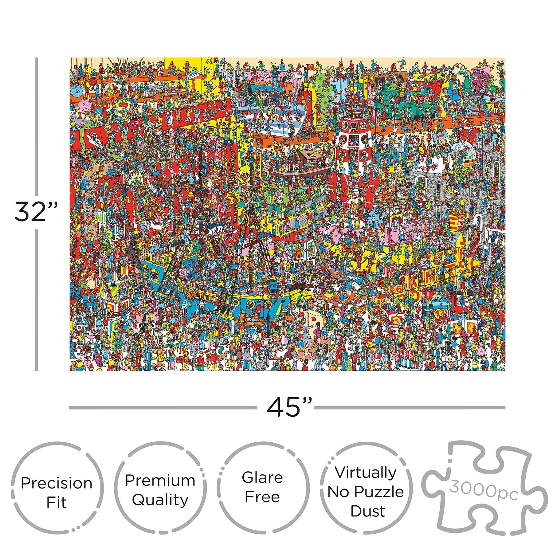Wheres Waldo 3000 Piece Jigsaw Puzzle