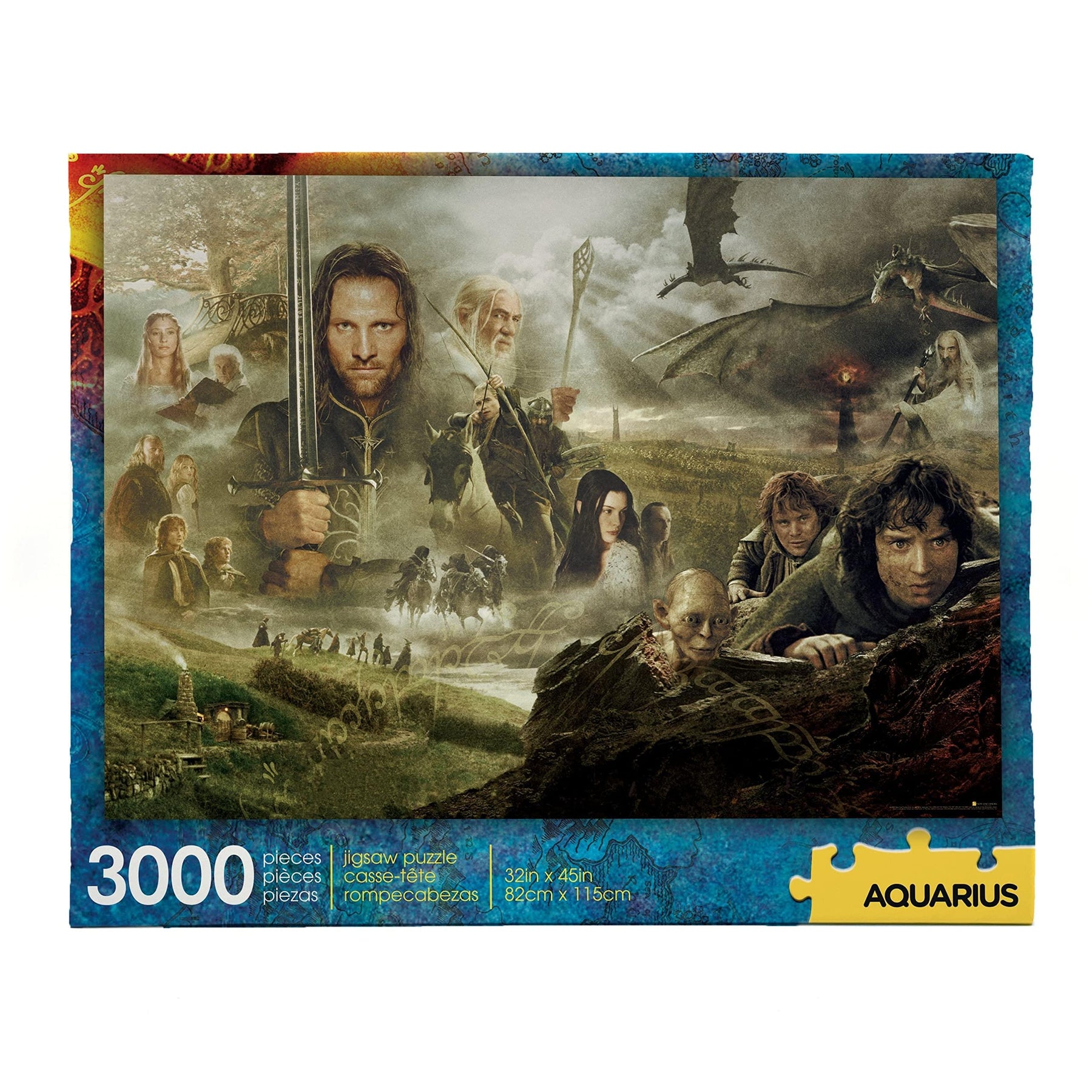 The Lord of the Rings Saga 3000 Piece Jigsaw Puzzle