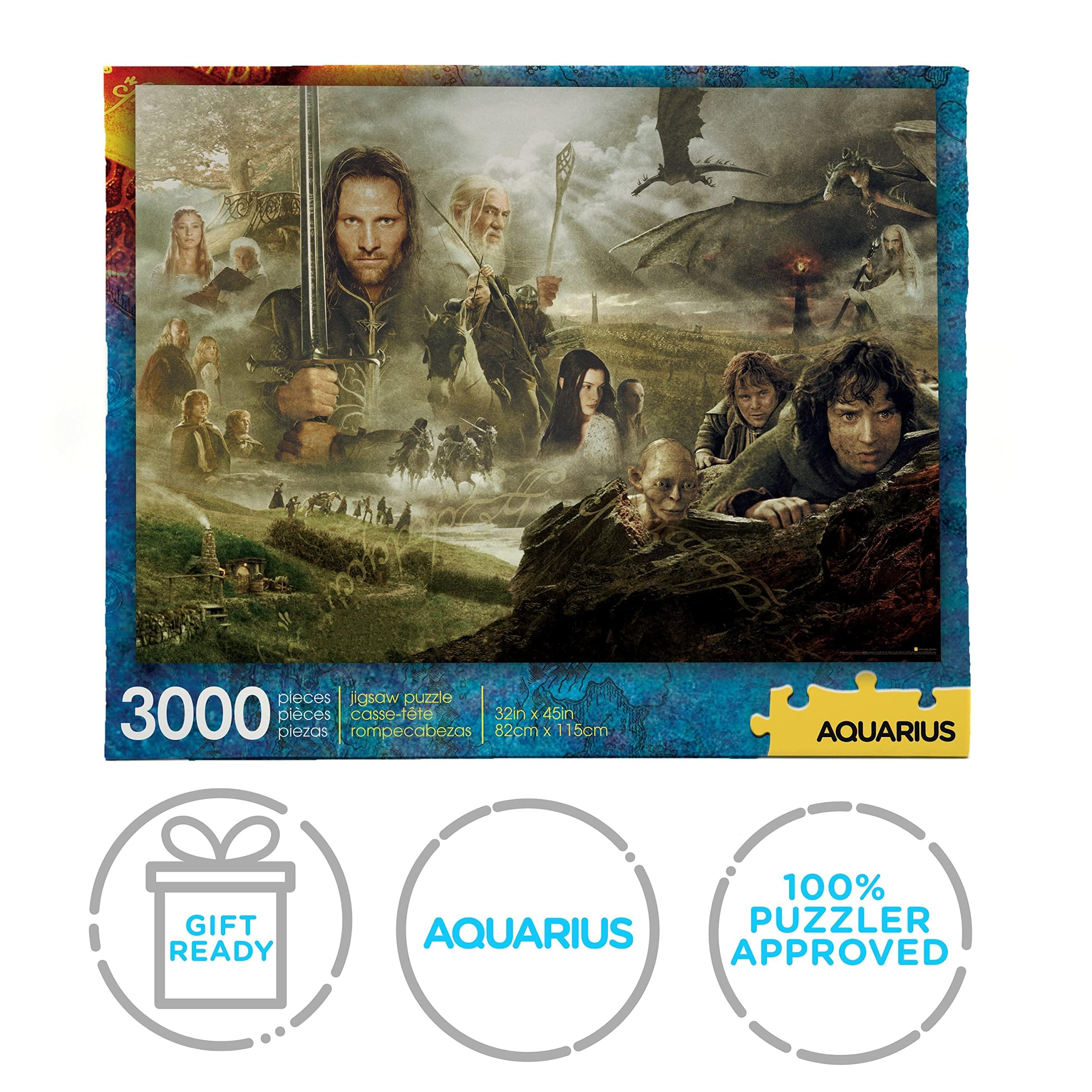 The Lord of the Rings Saga 3000 Piece Jigsaw Puzzle