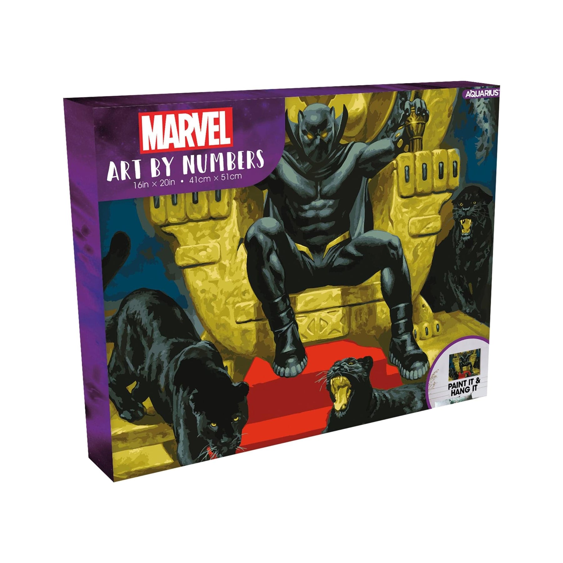 Marvel Black Panther Art By Numbers Painting Kit