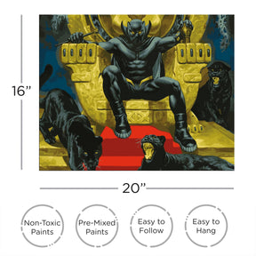 Marvel Black Panther Art By Numbers Painting Kit